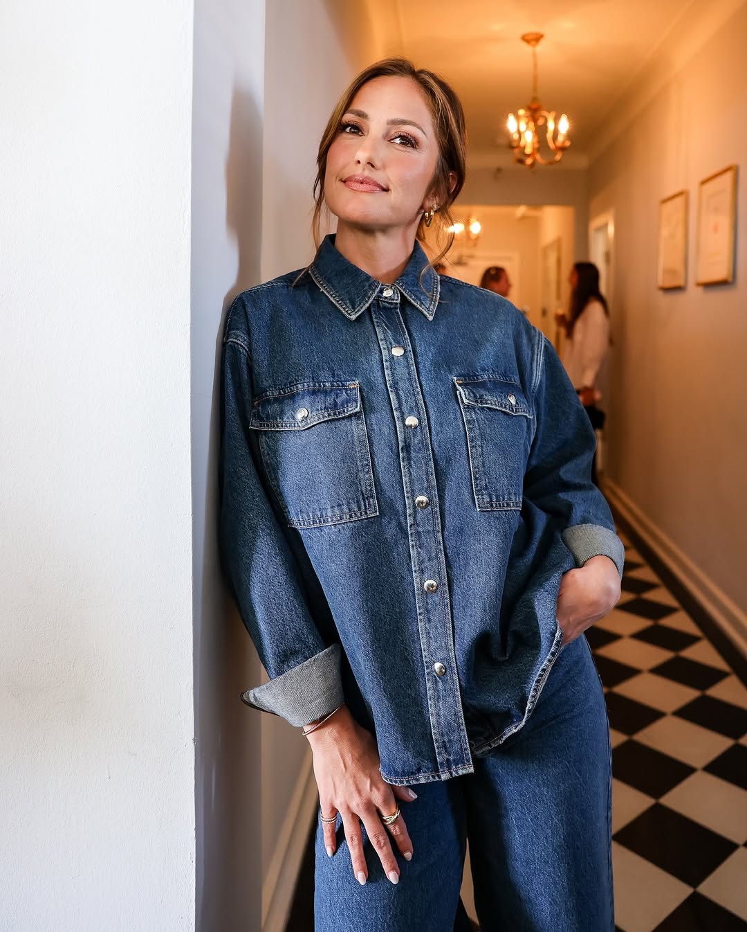 Minka Kelly in Engelbert at the Anine Bing Cocktail Party