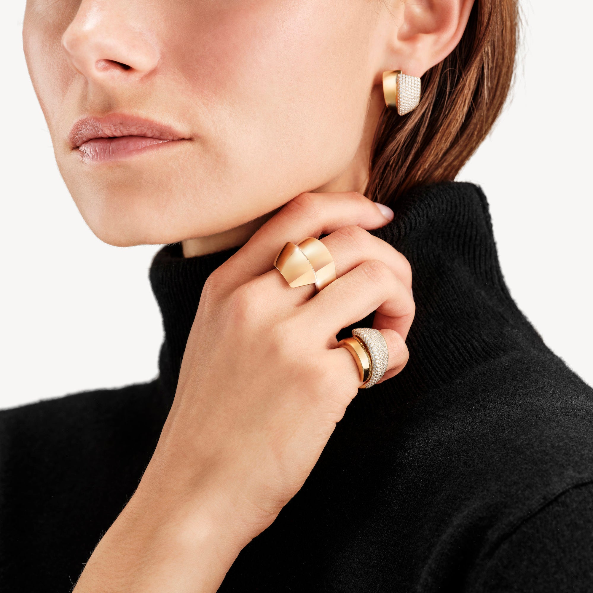 Divino Pinky Ring Pavé