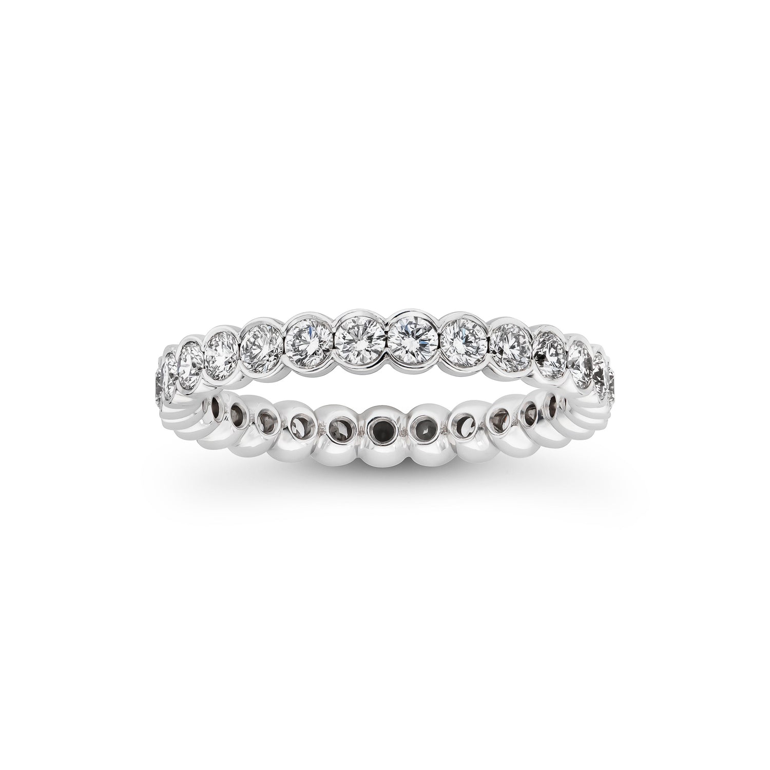 Bezel Wedding Band