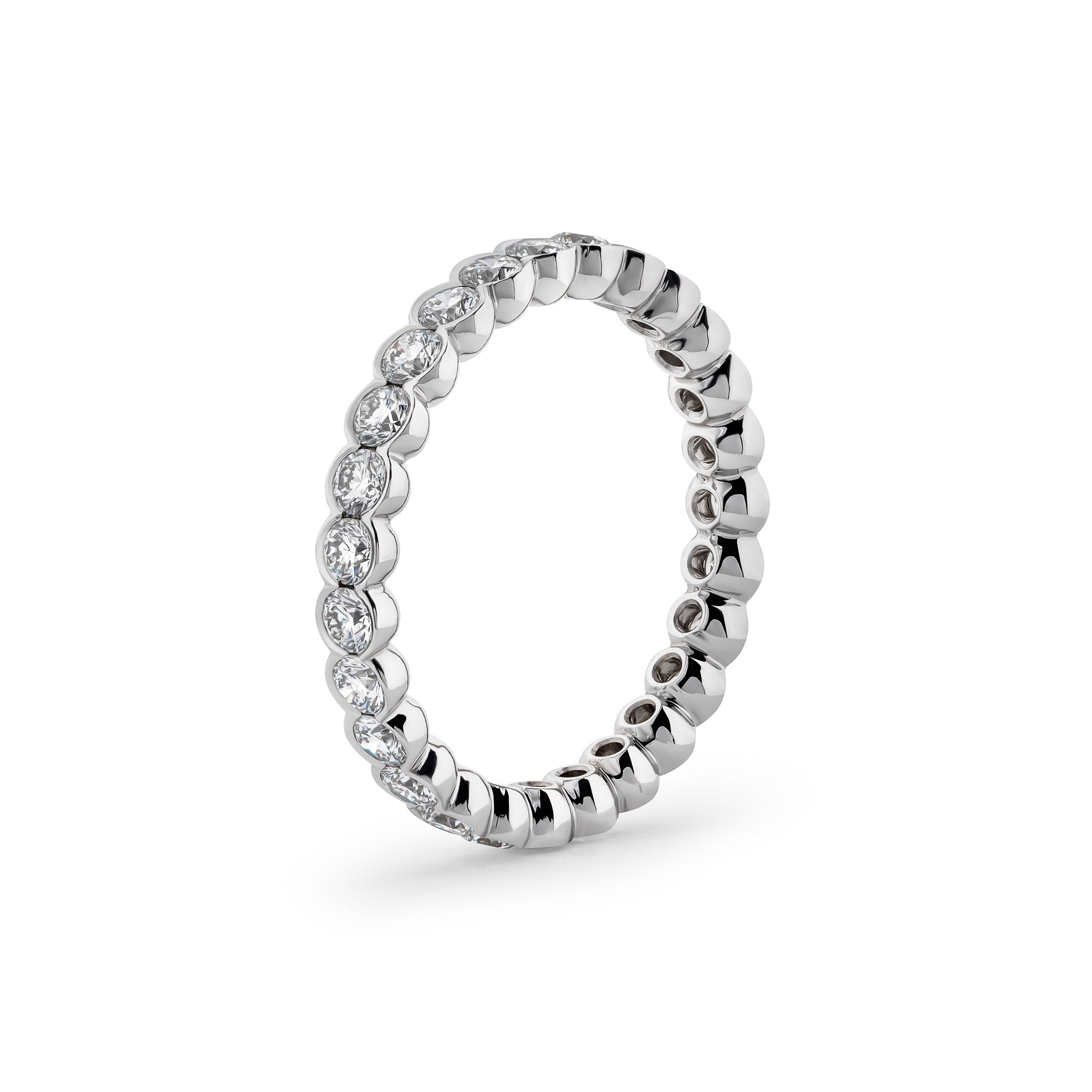 Bezel Wedding Band