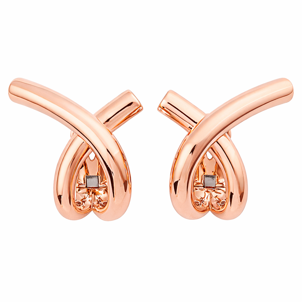 Cross Loop Earrings
