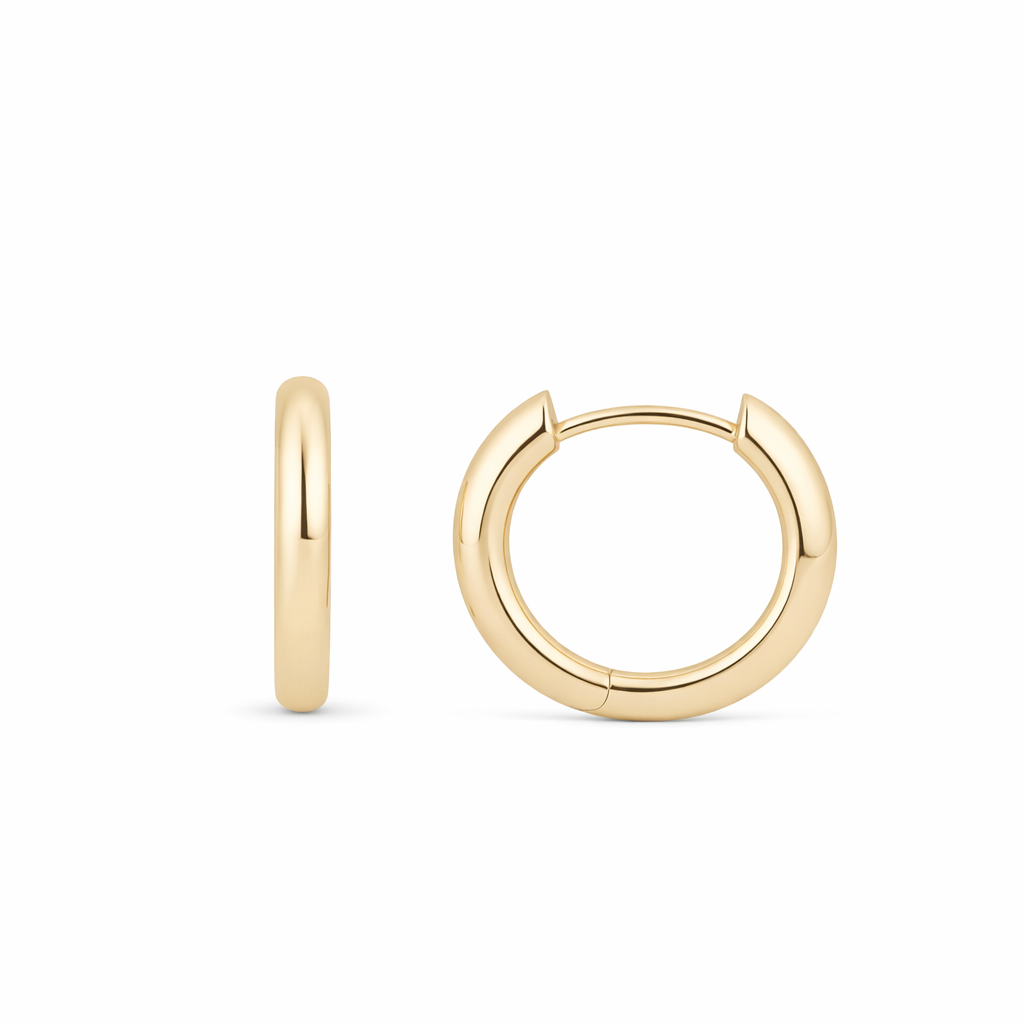 Classic Creole Earrings 13mm