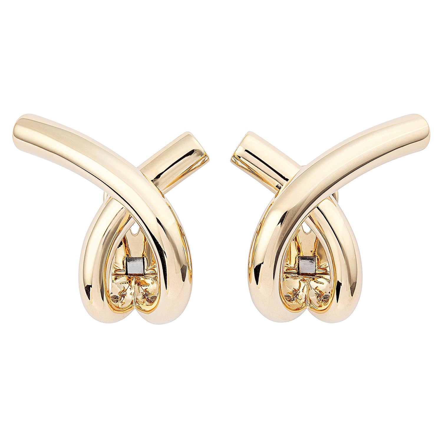 Cross Loop Earrings