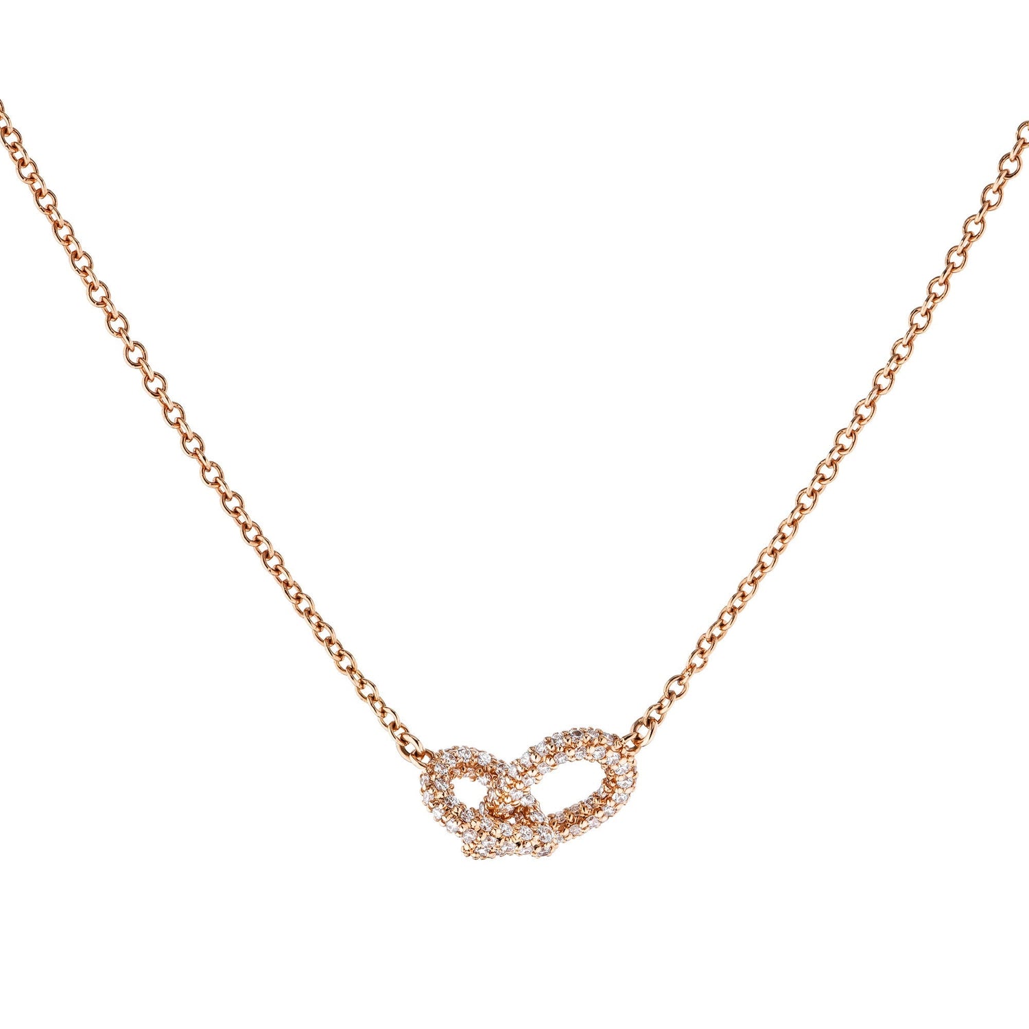 Drop Link Pendant Full Pavé