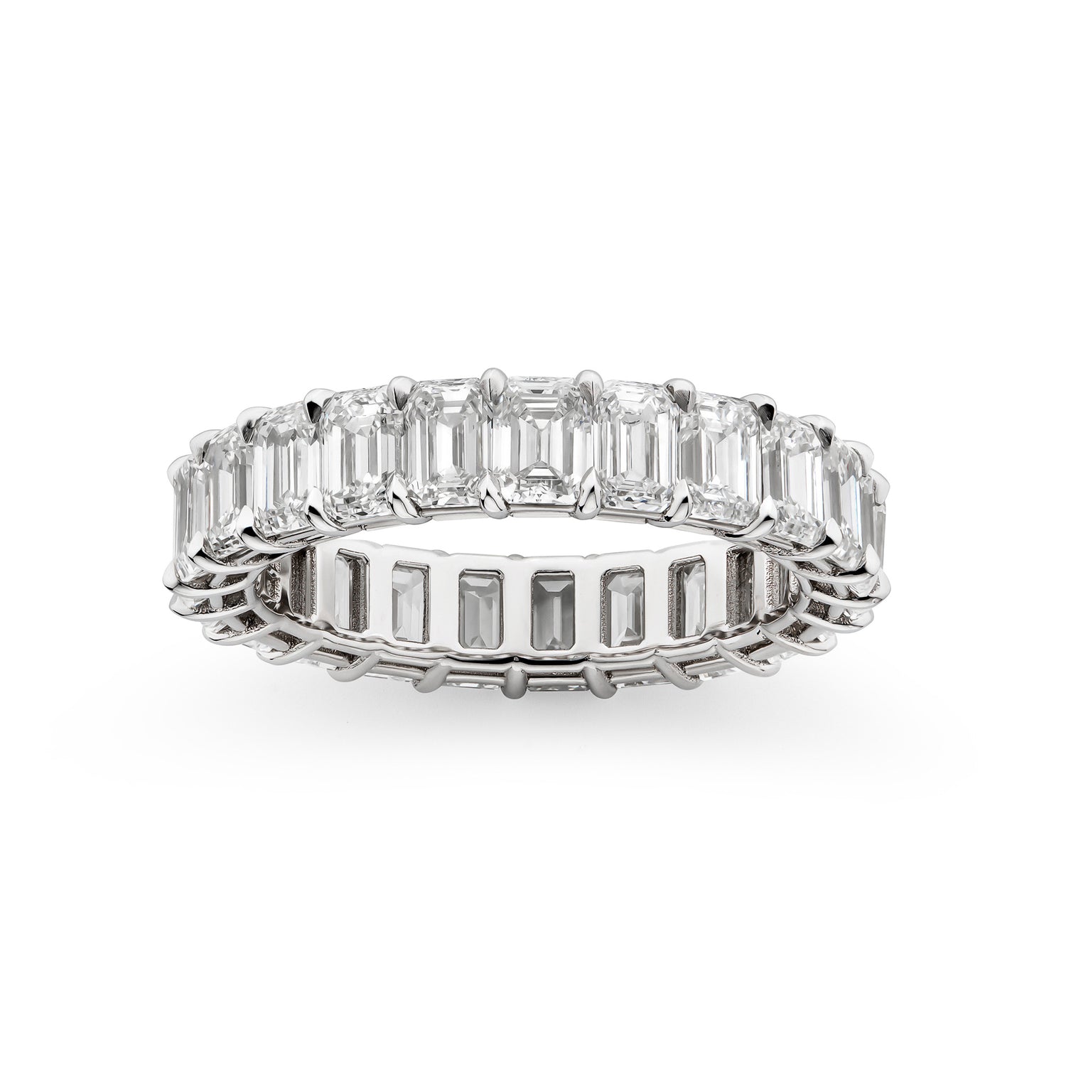 Eternity Collection Emerald Wedding Band