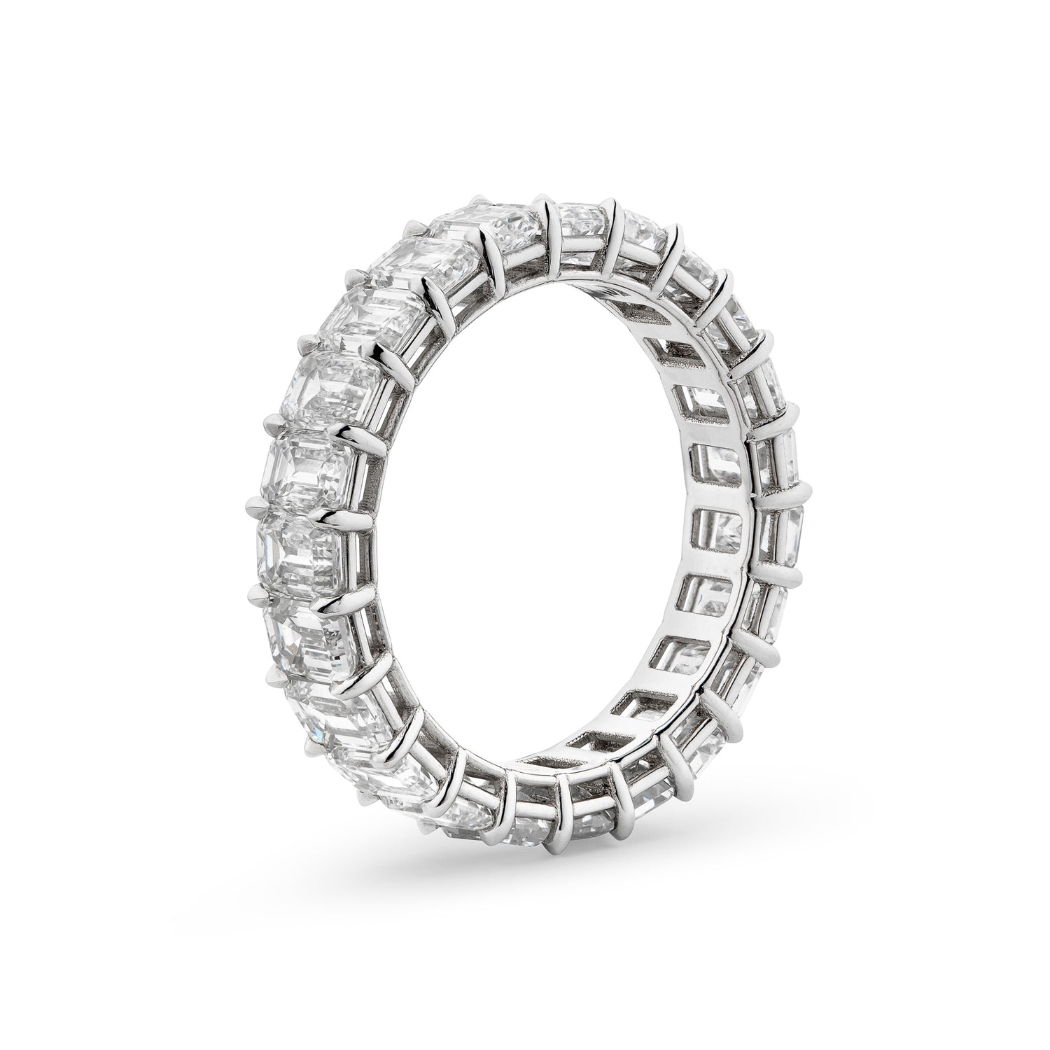 Eternity Collection Emerald Wedding Band