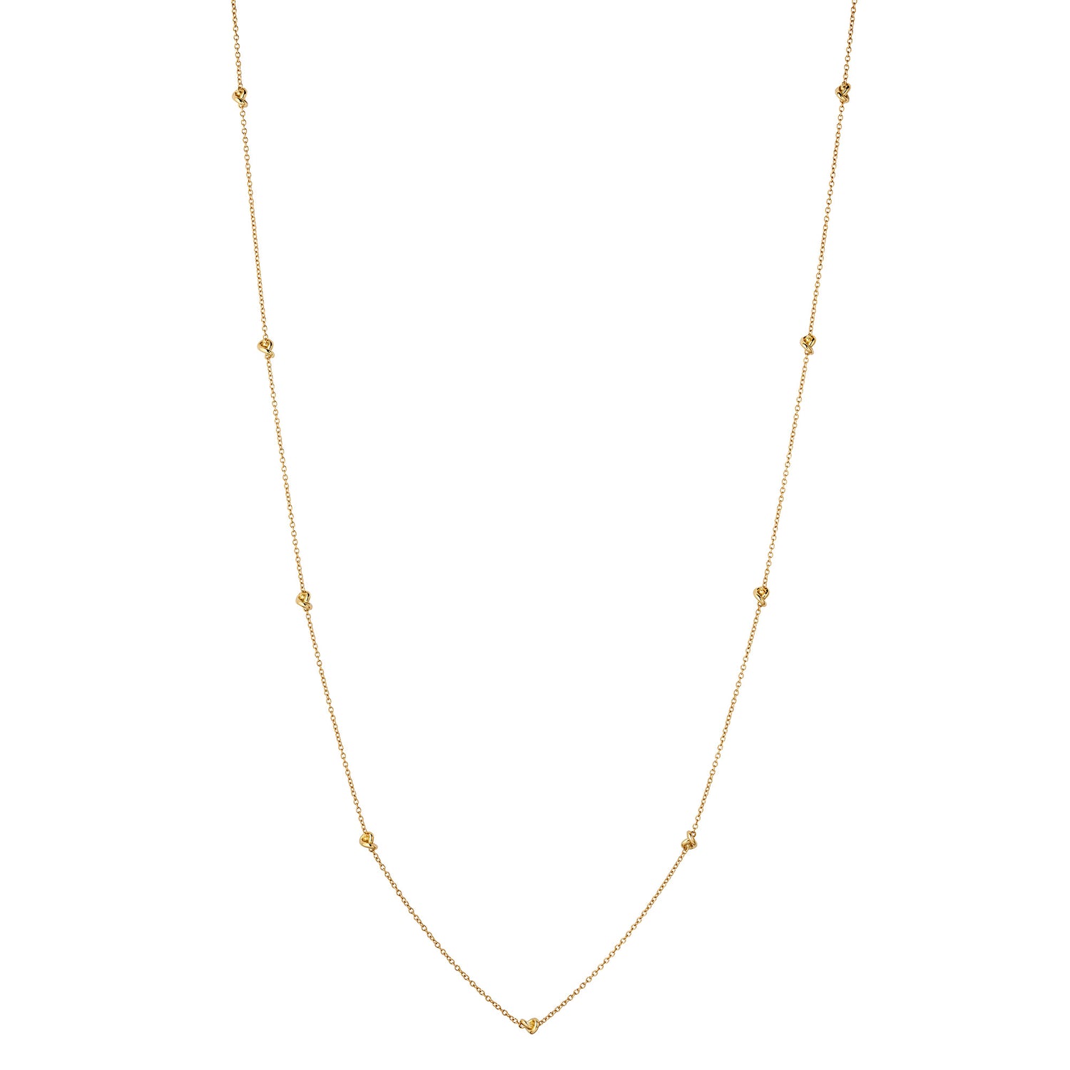 Legacy Knot Chain Long Necklace