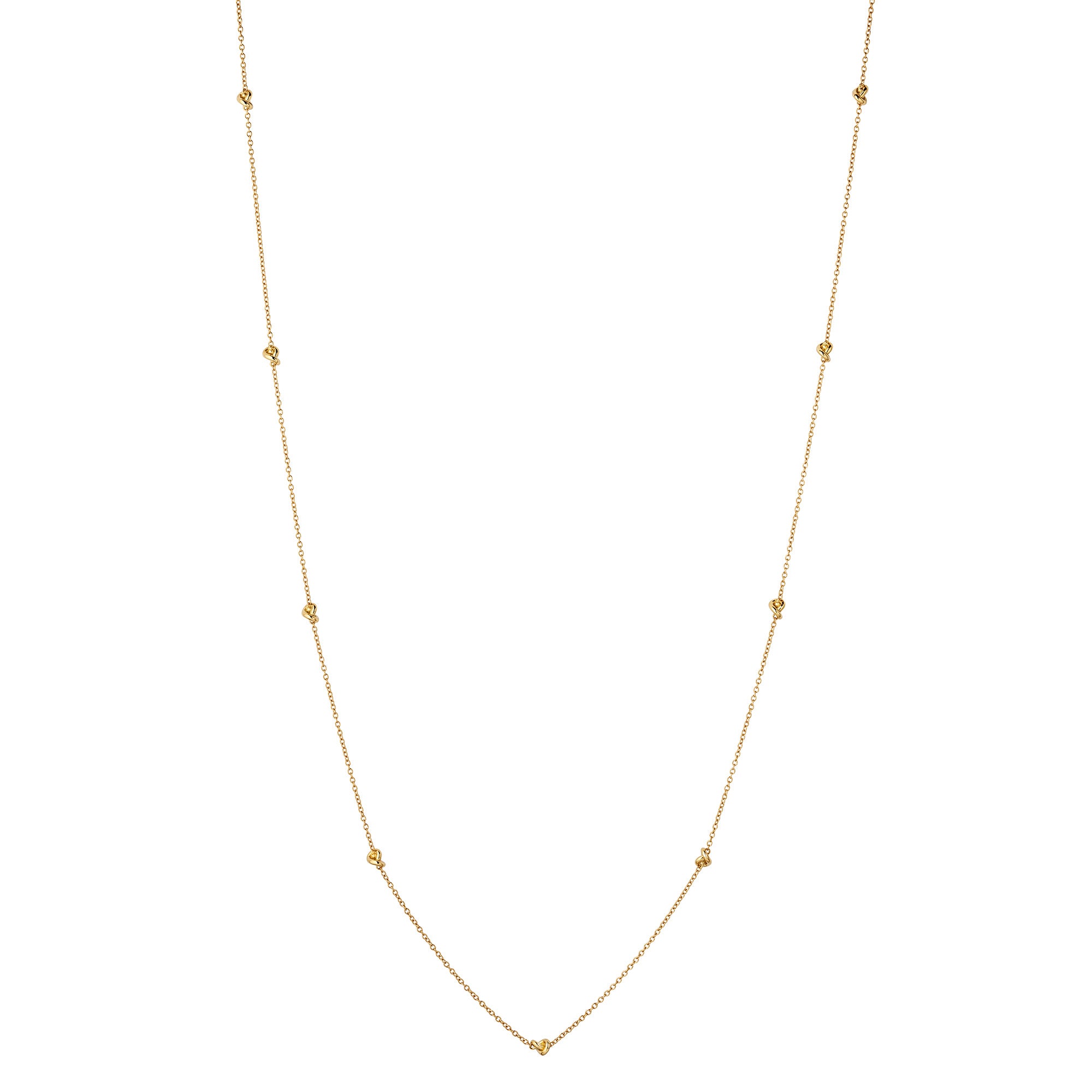 Legacy Knot Chain Long Necklace
