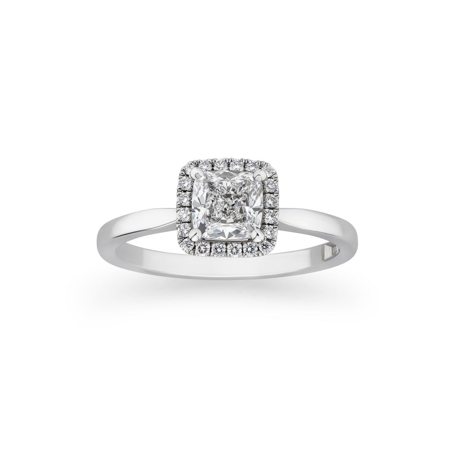 Fancy Cushion Carmosé Engagement Ring