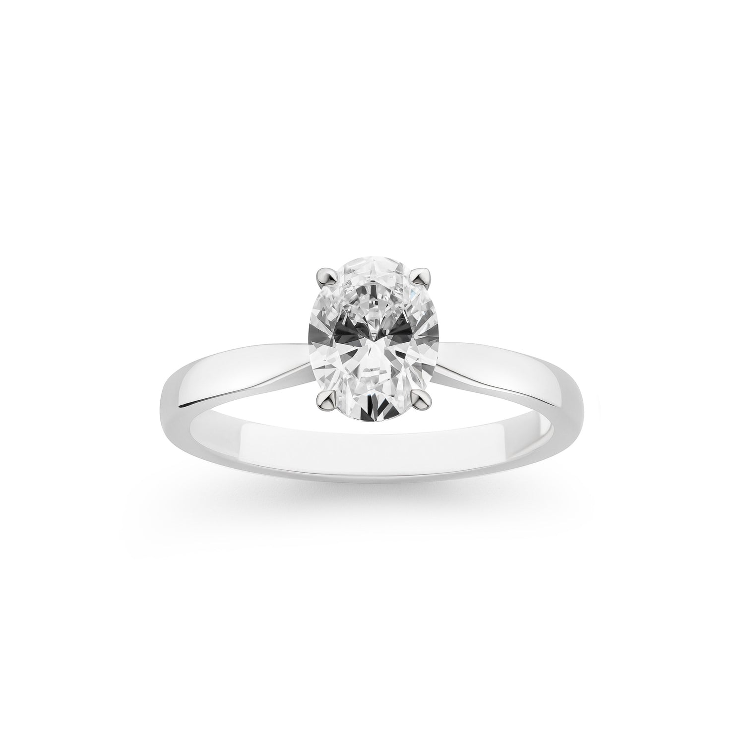 Fancy Oval Engagement Ring