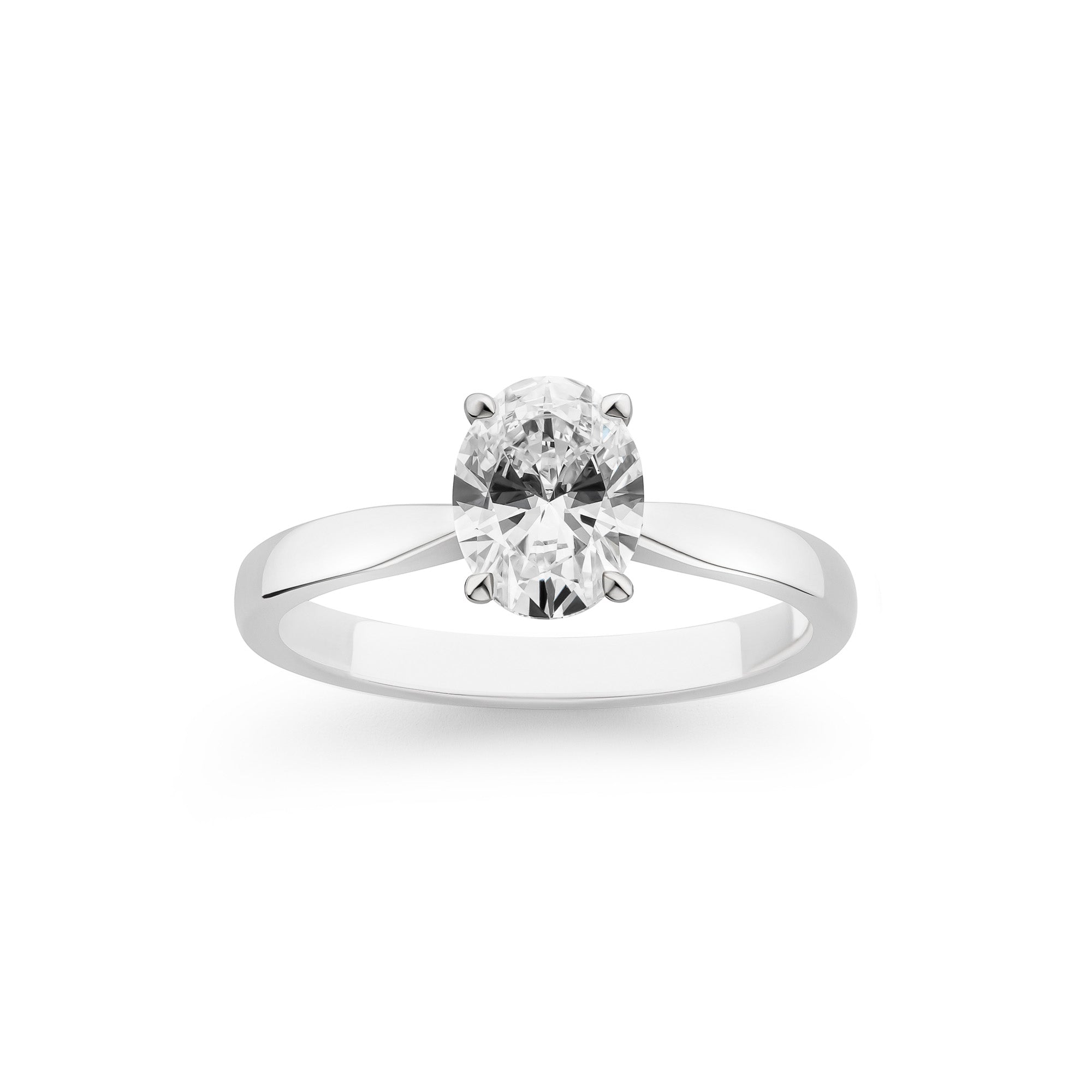Fancy Oval Engagement Ring