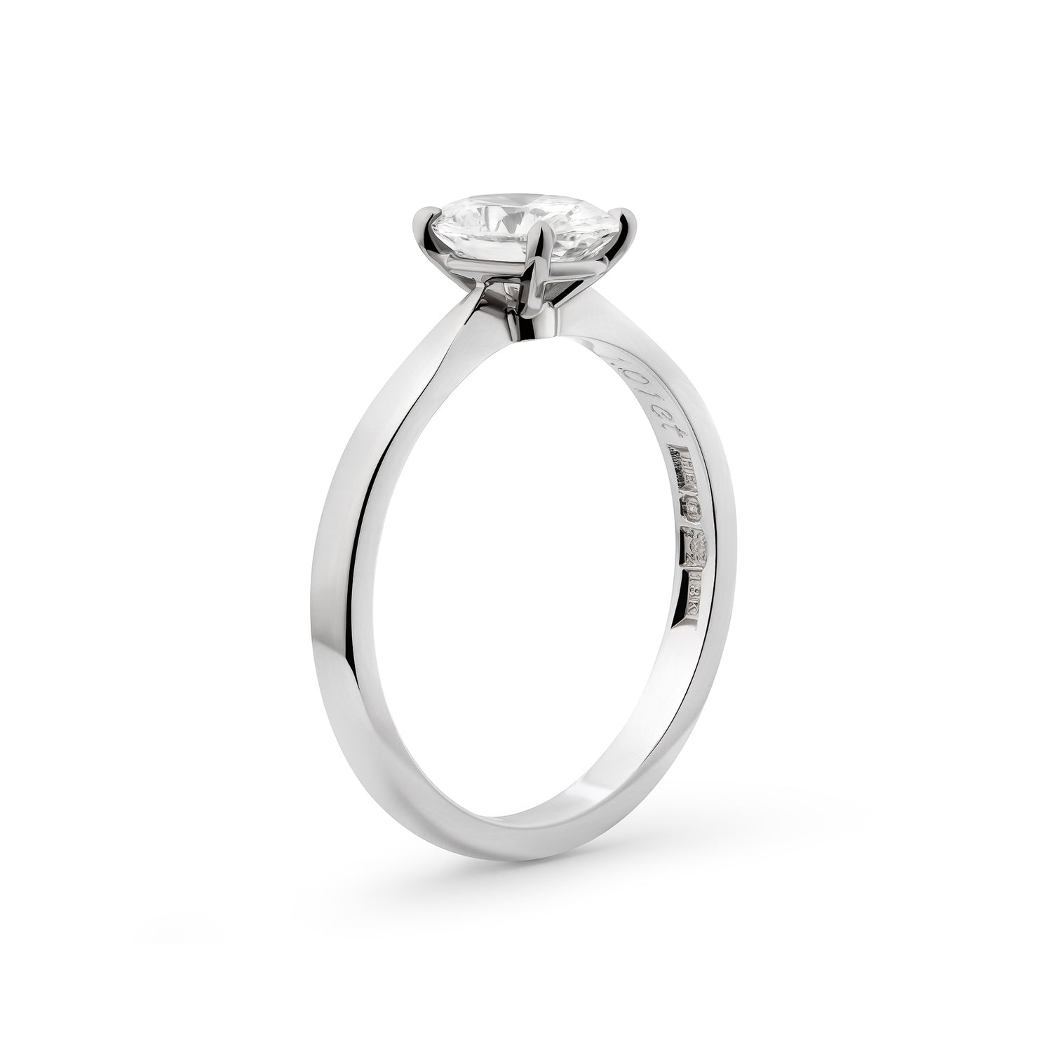 Fancy Oval Engagement Ring