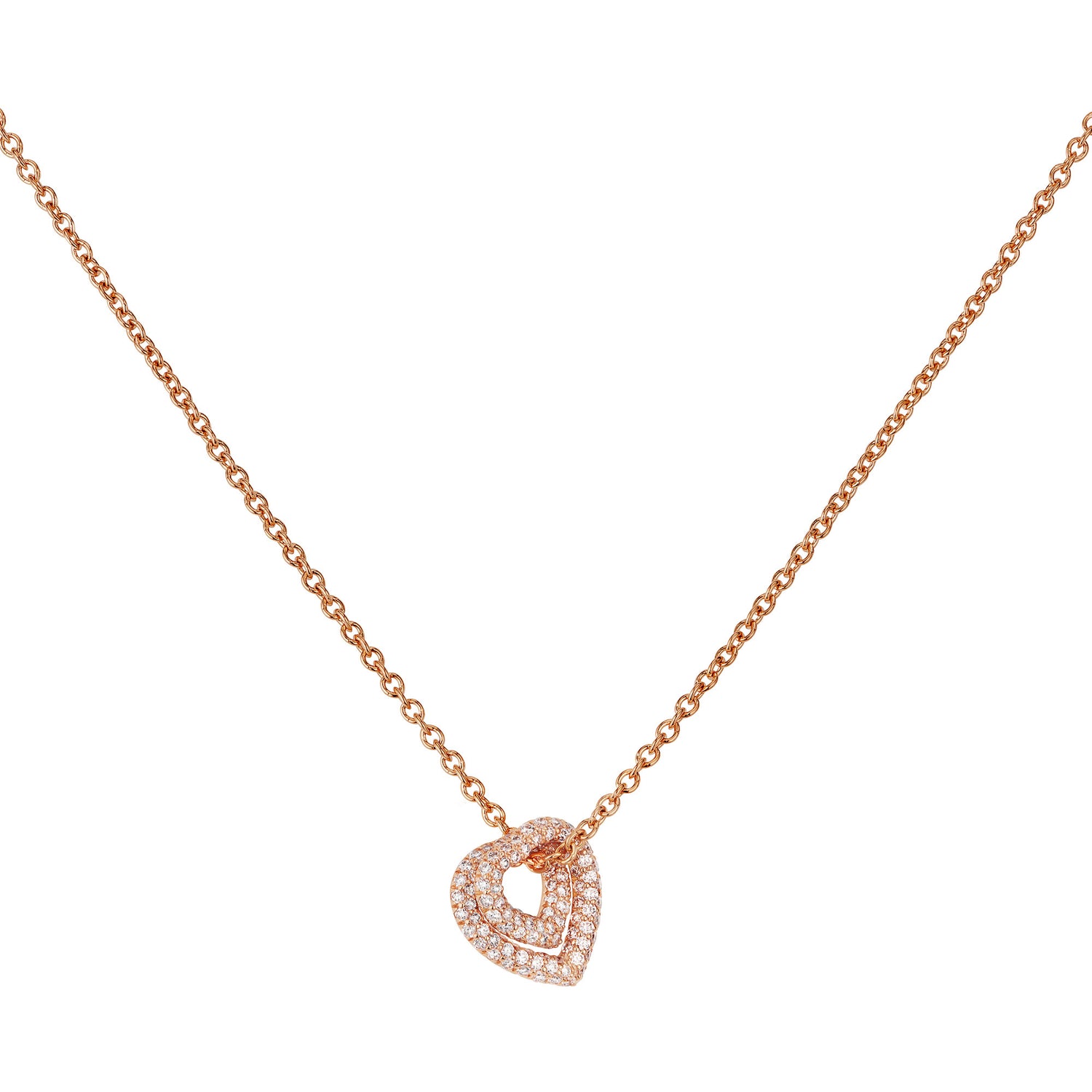 Infinity Loop Pendant Full Pavé