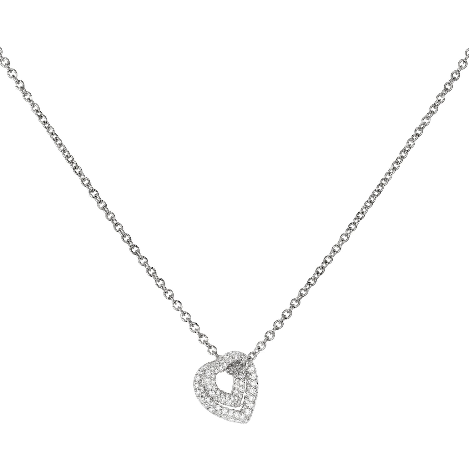 Infinity Loop Pendant Full Pavé
