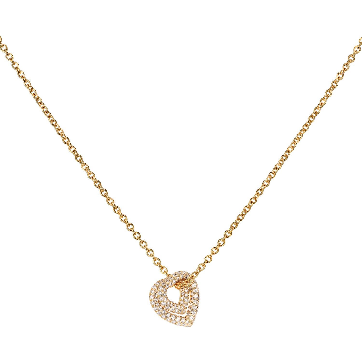 Infinity Loop Pendant Full Pavé