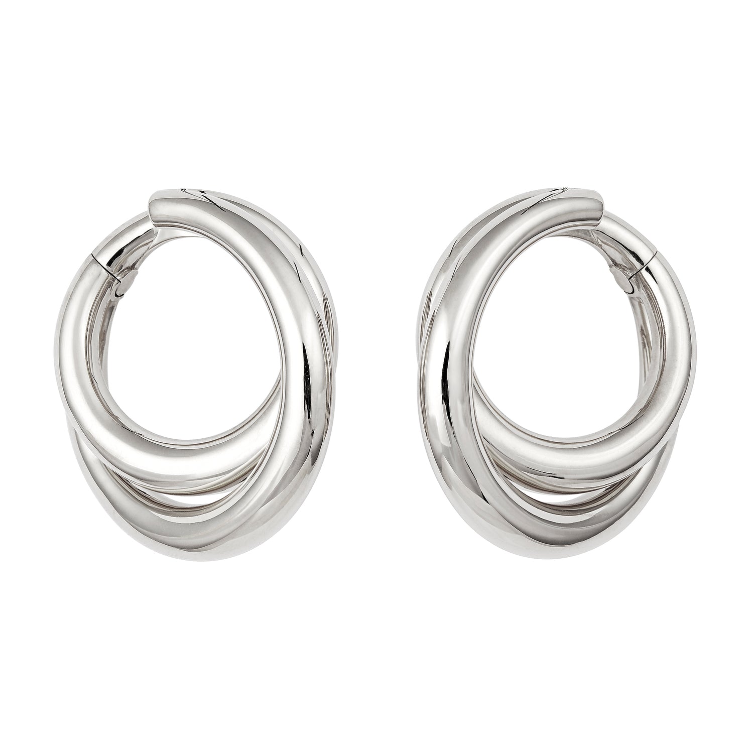 Infinity Loop Earrings Big