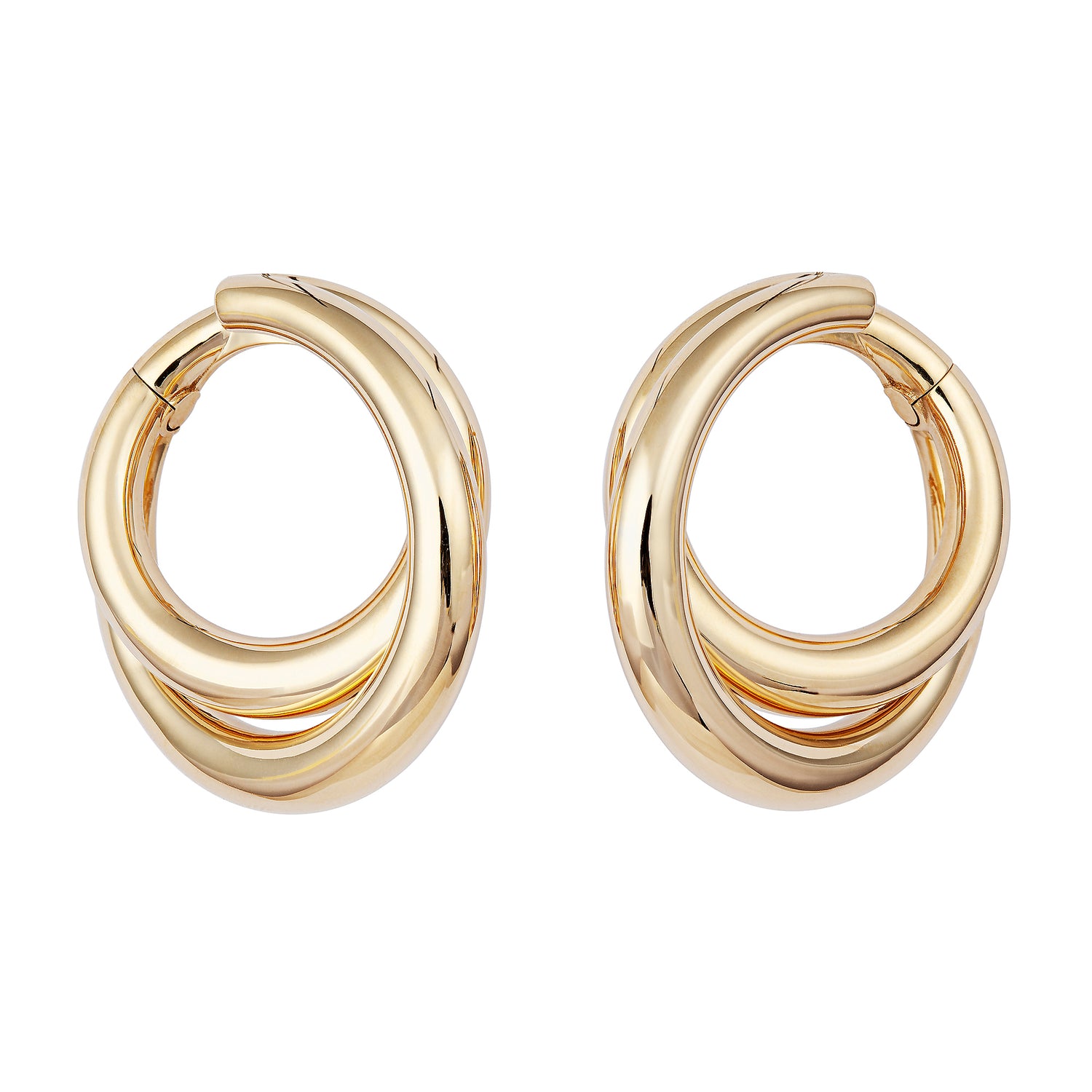 Infinity Loop Earrings Big
