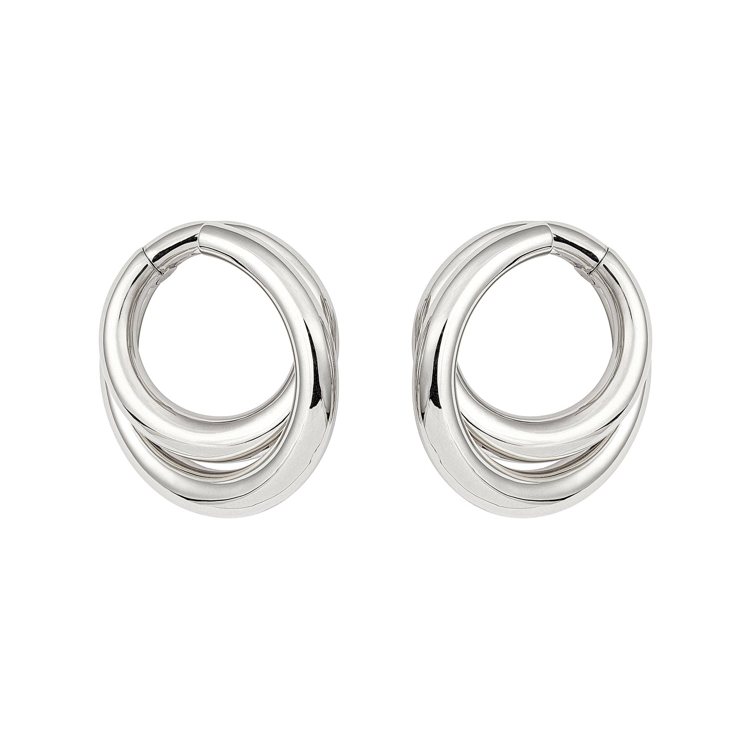 Infinity Loop Earrings Medium