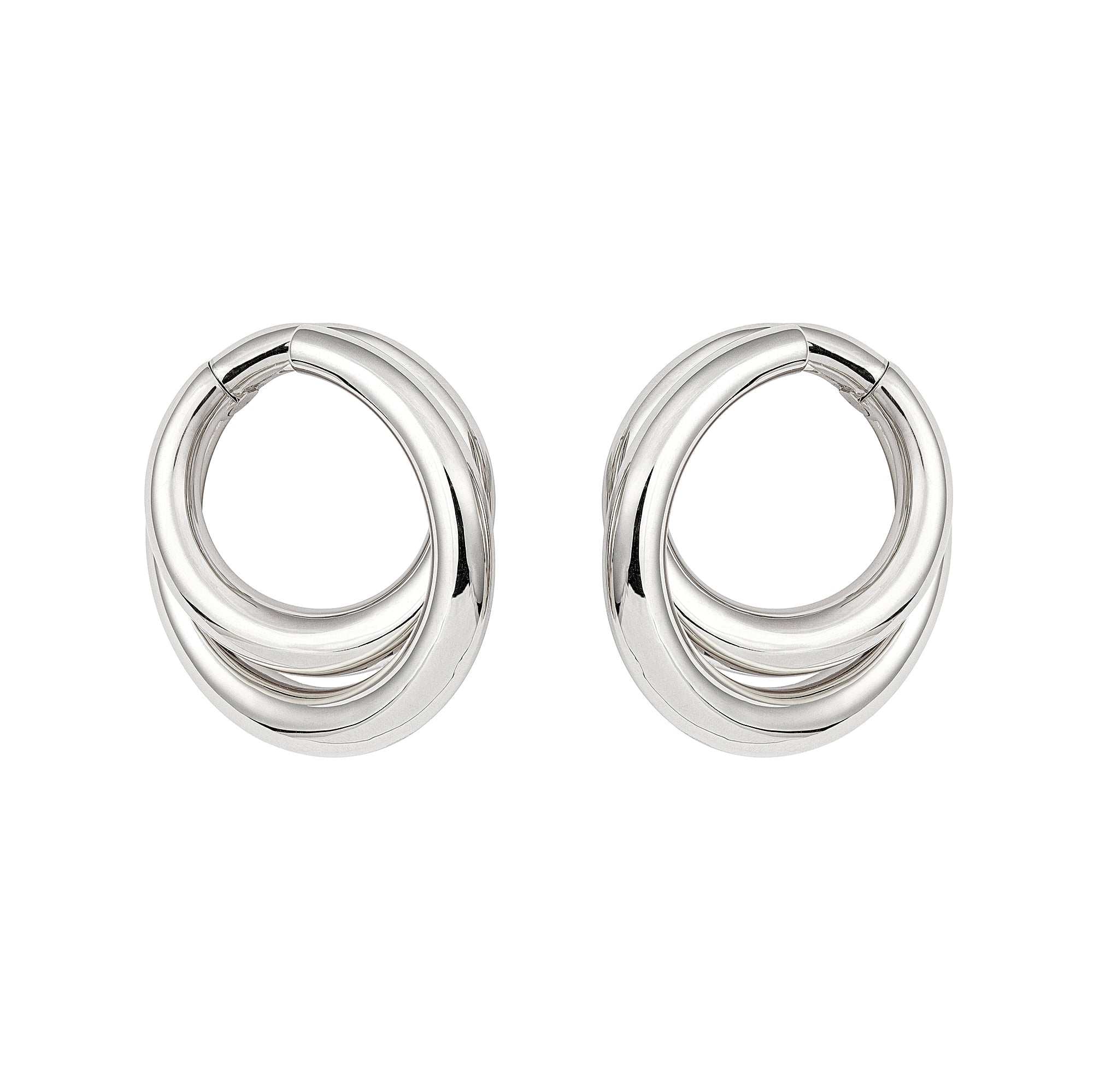 Infinity Loop Earrings Medium
