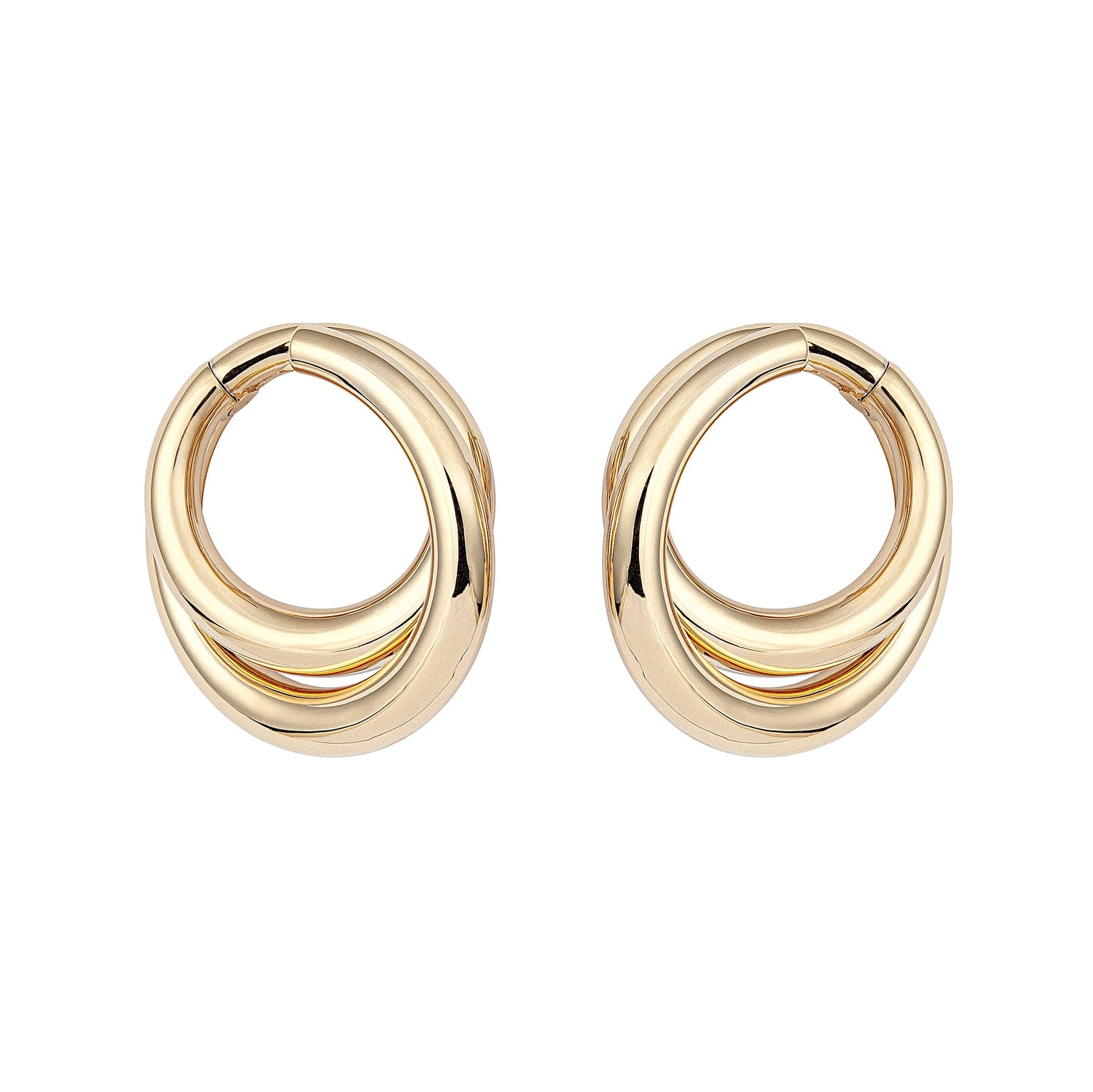 Infinity Loop Earrings Medium