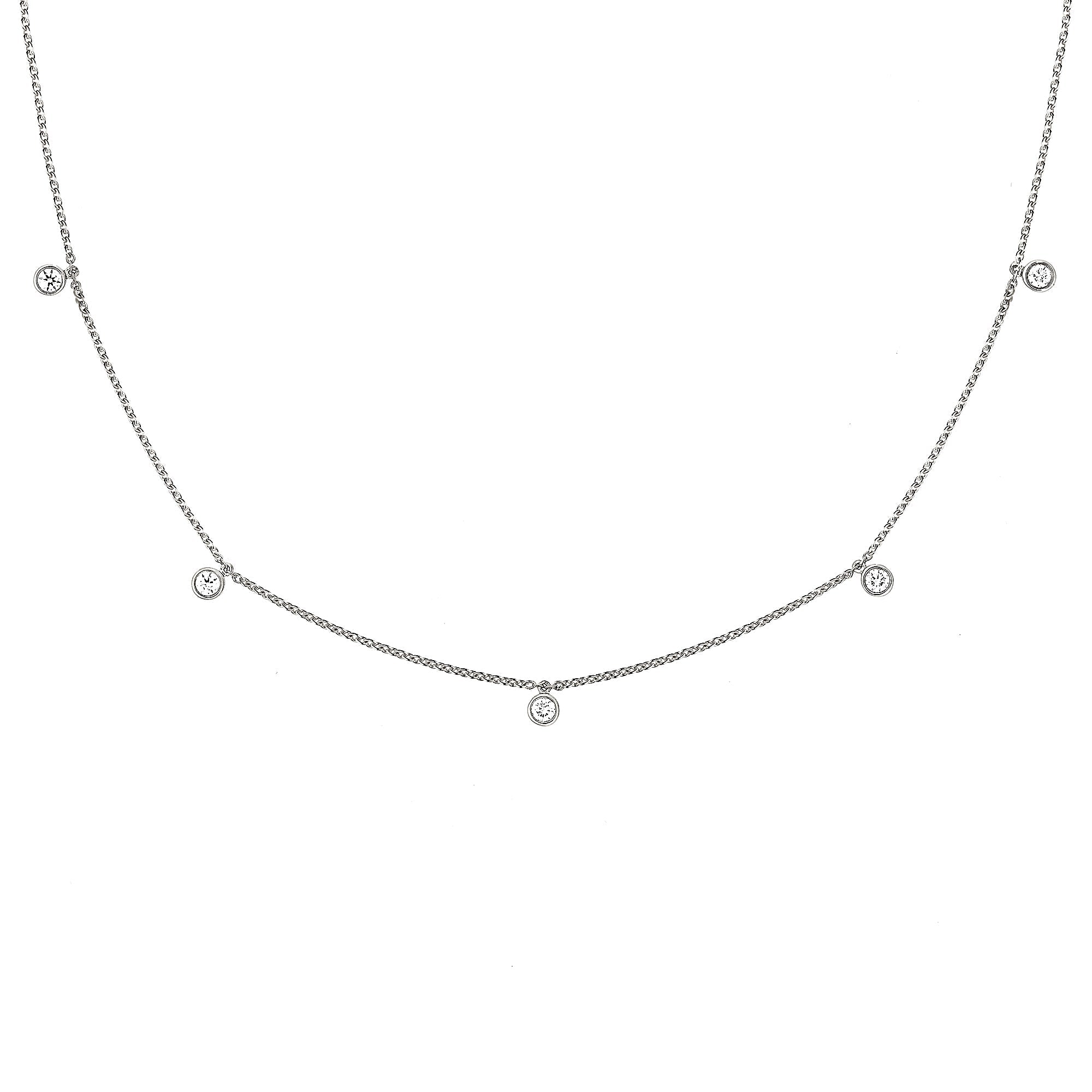 Mini Choker Bezel Necklace