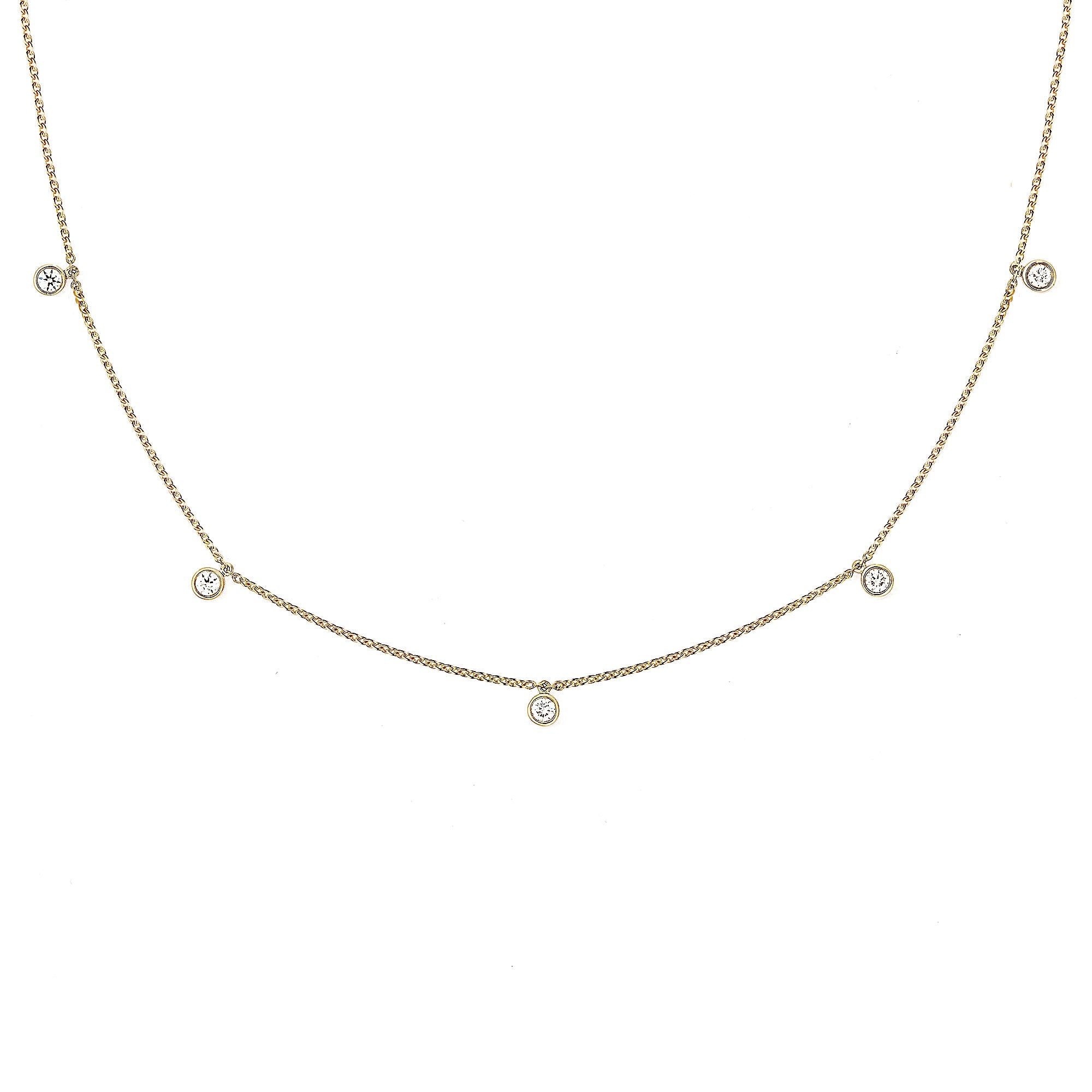 Mini Choker Bezel Necklace