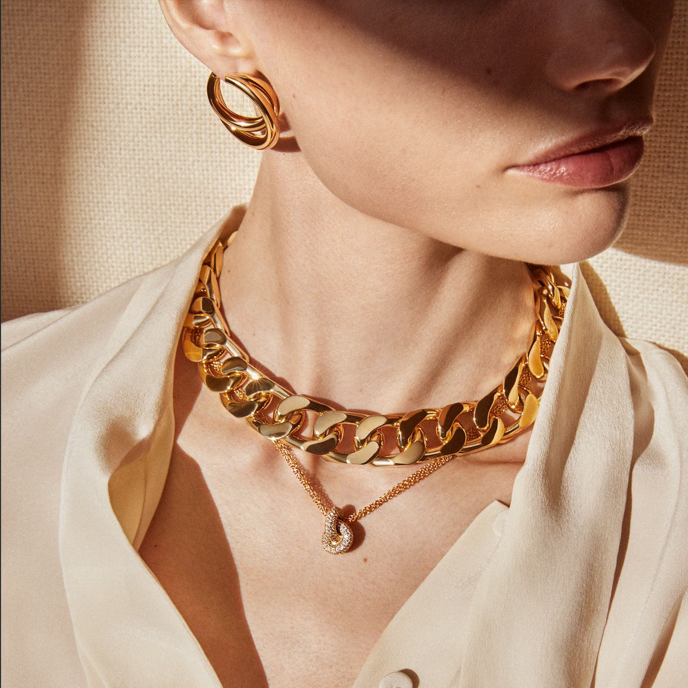 Infinity Loop Earrings Big