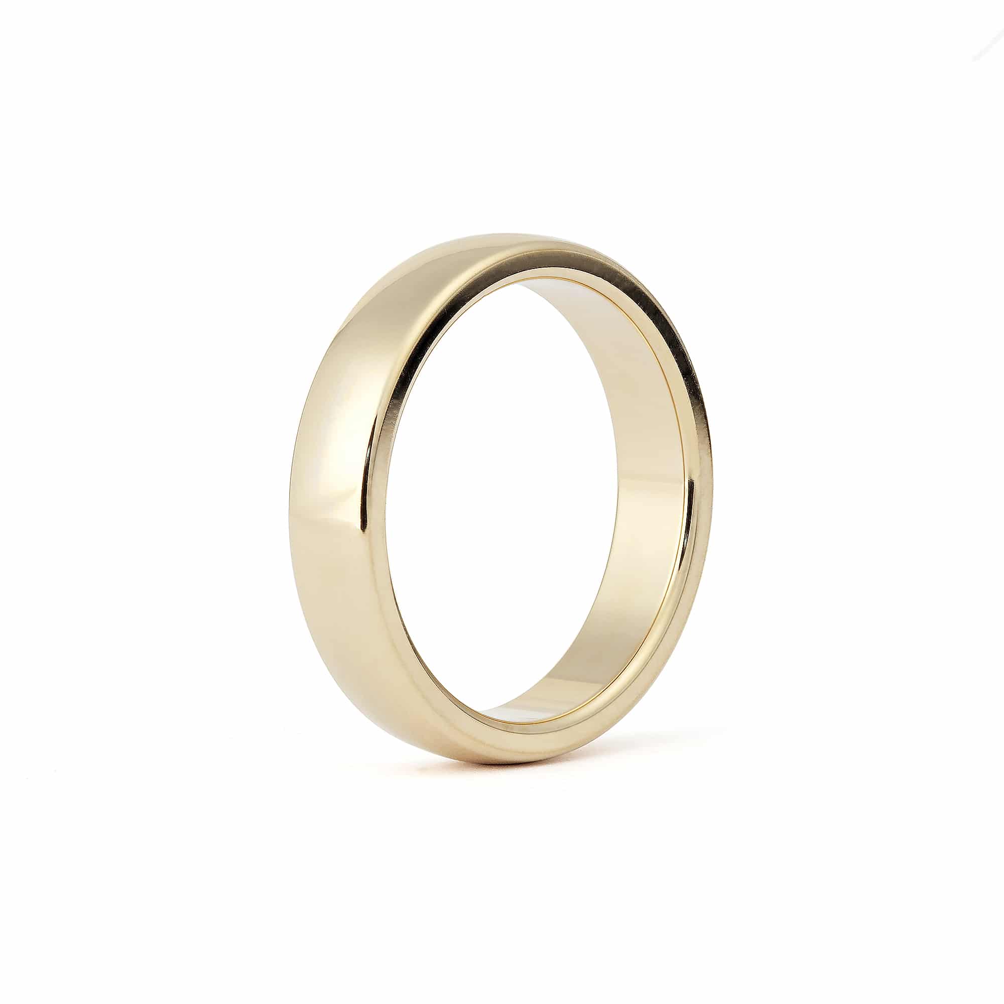 Slightly Arched Plain Wedding Band