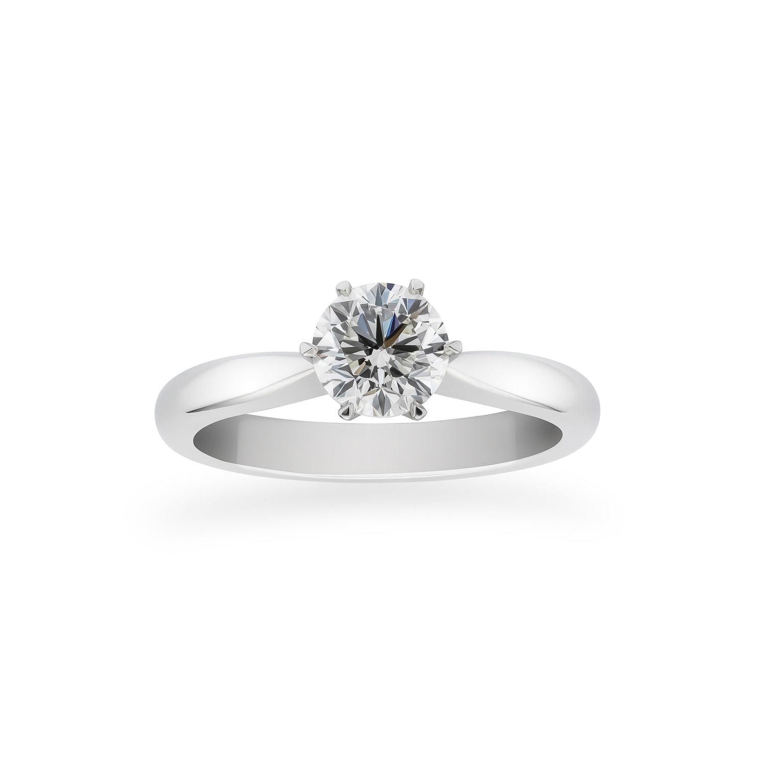High Classic Engagement Ring