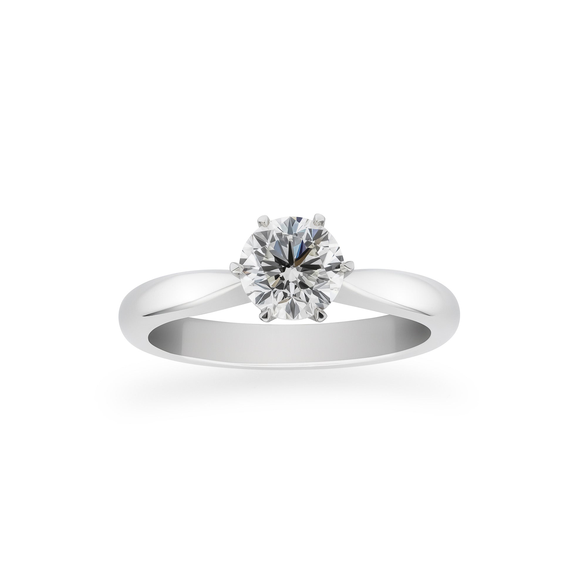 High Classic Engagement Ring