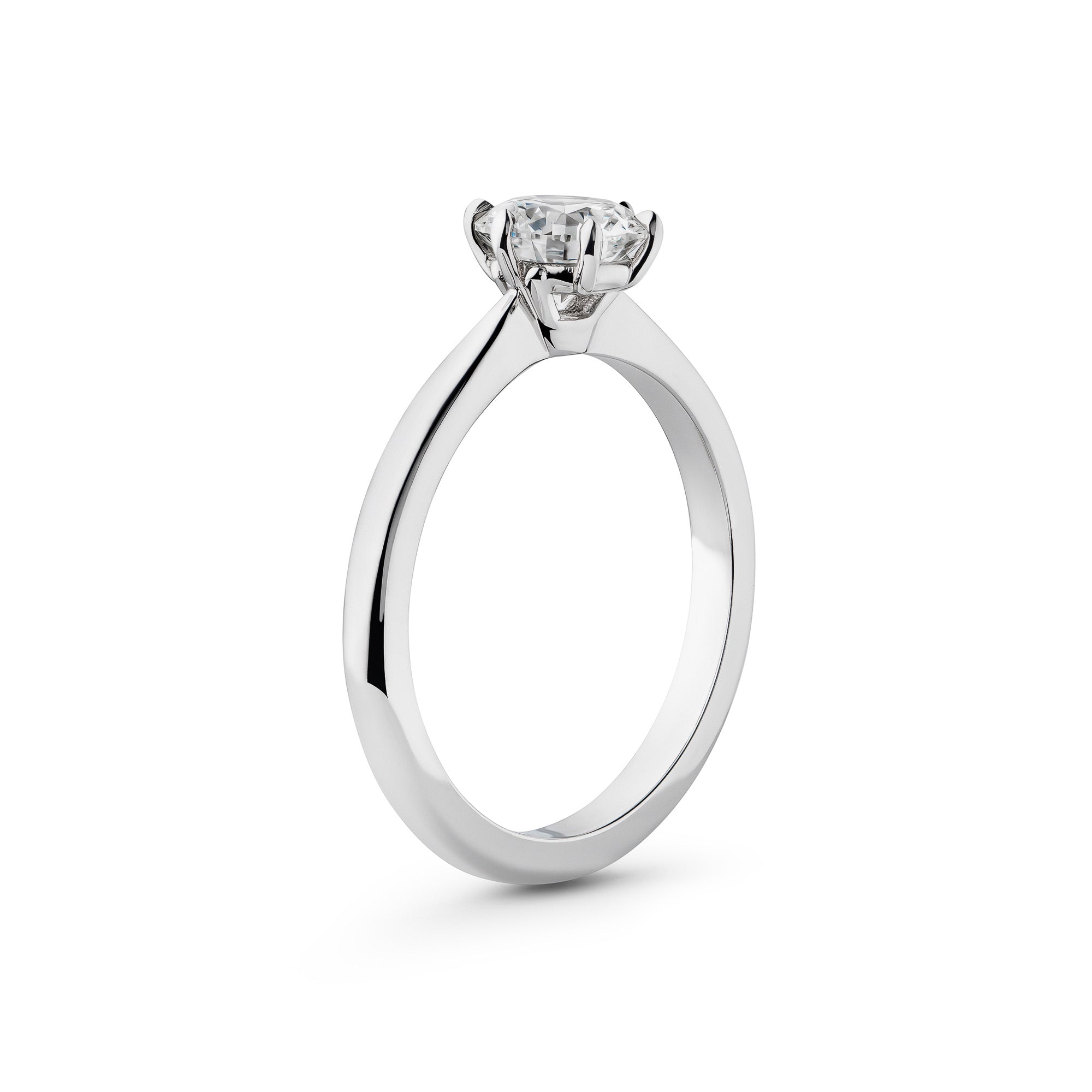 High Classic Engagement Ring