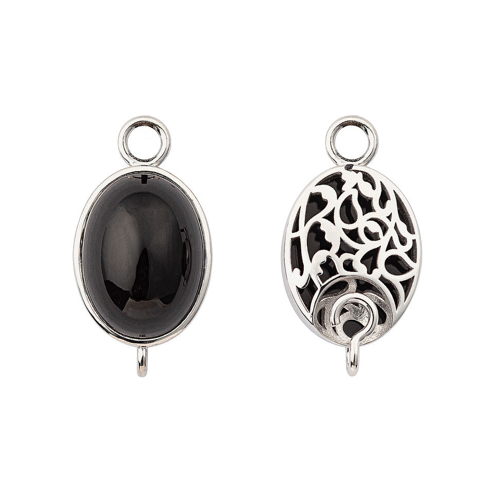Swedish Grace Earring Attachments Black Onyx
