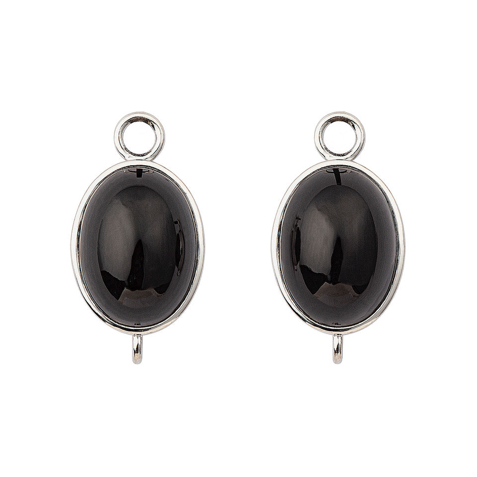 Swedish Grace Earring Attachments Black Onyx