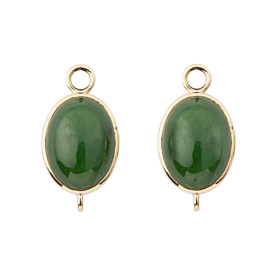 Swedish Grace Earring Attachments Green Aventurine