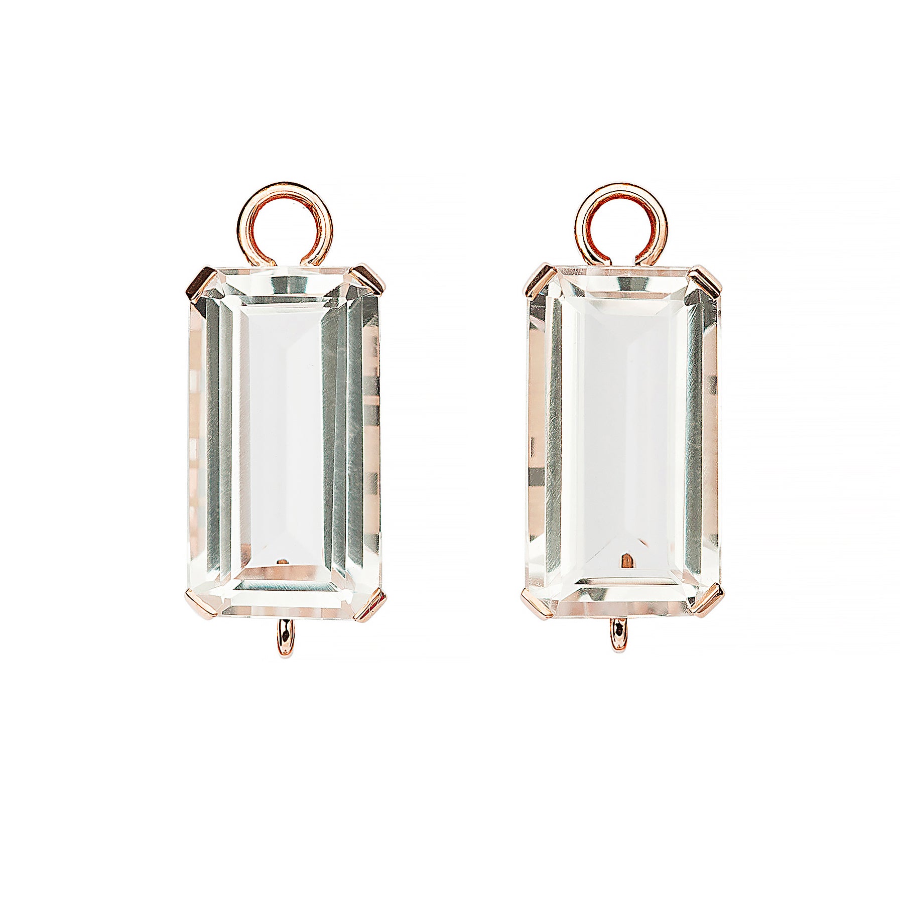 Swedish Grace Earring Attachments Rock Crystal