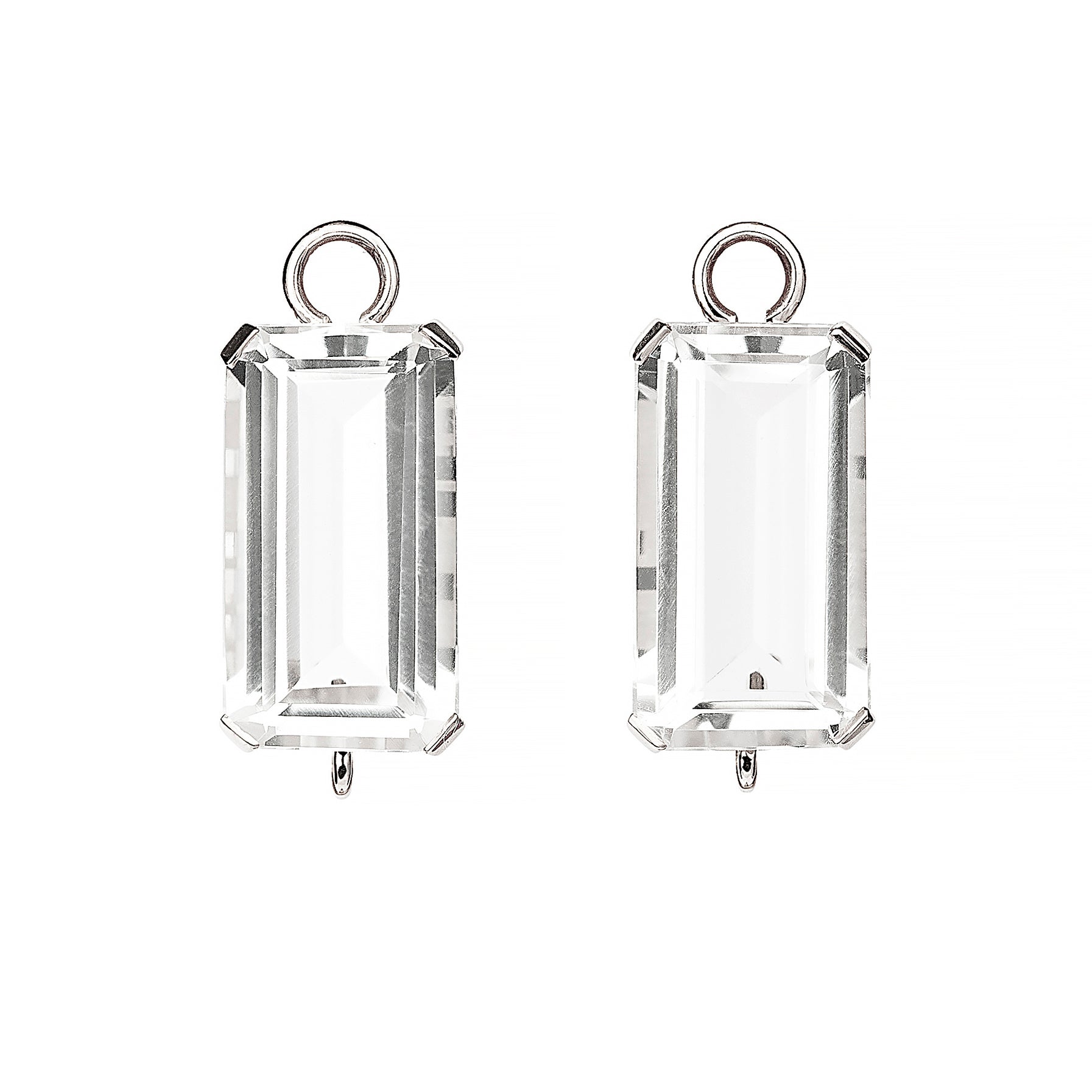 Swedish Grace Earring Attachments Rock Crystal
