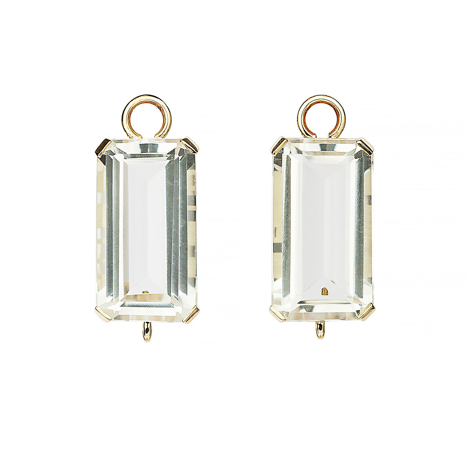 Swedish Grace Earring Attachments Rock Crystal