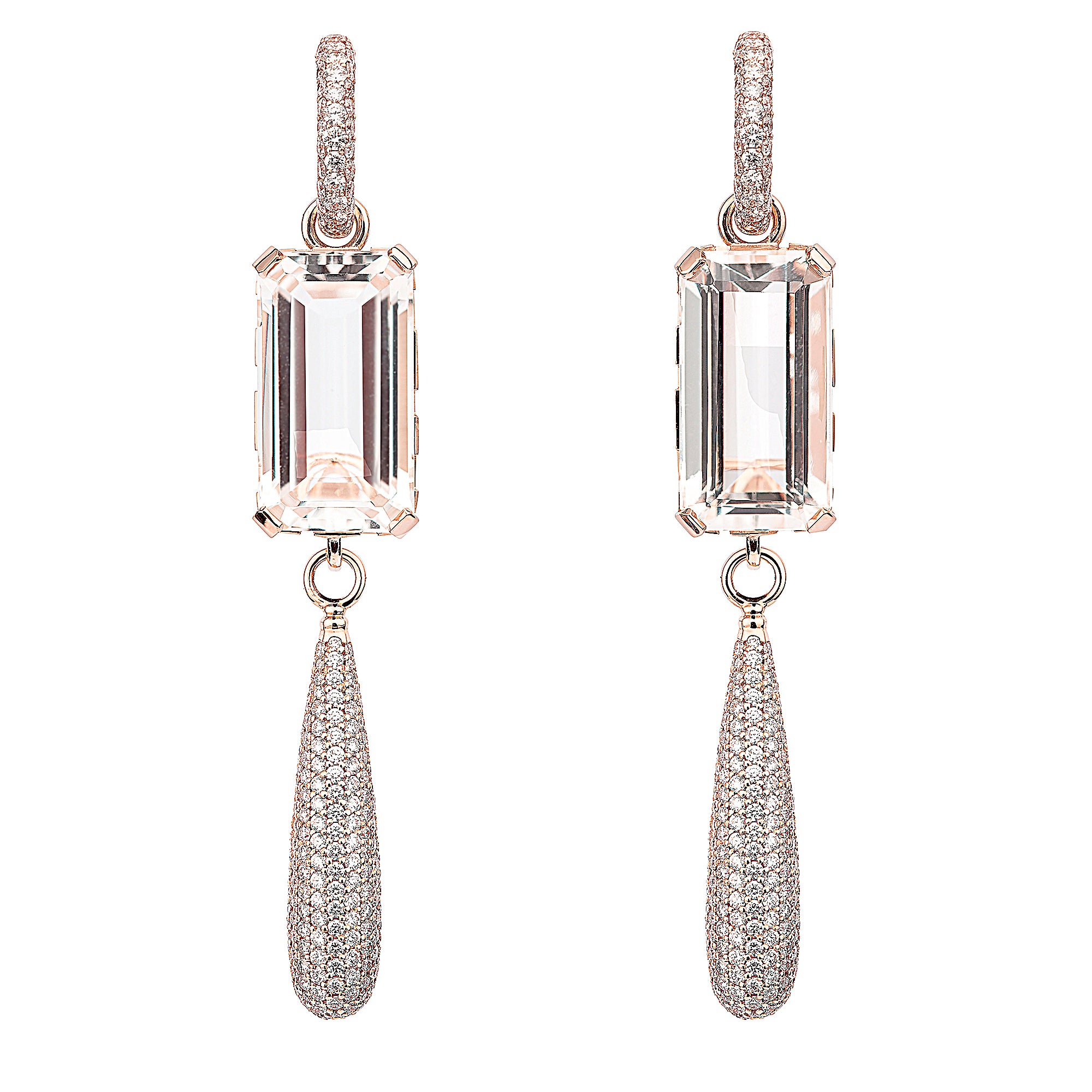 Swedish Grace Earrings Pave