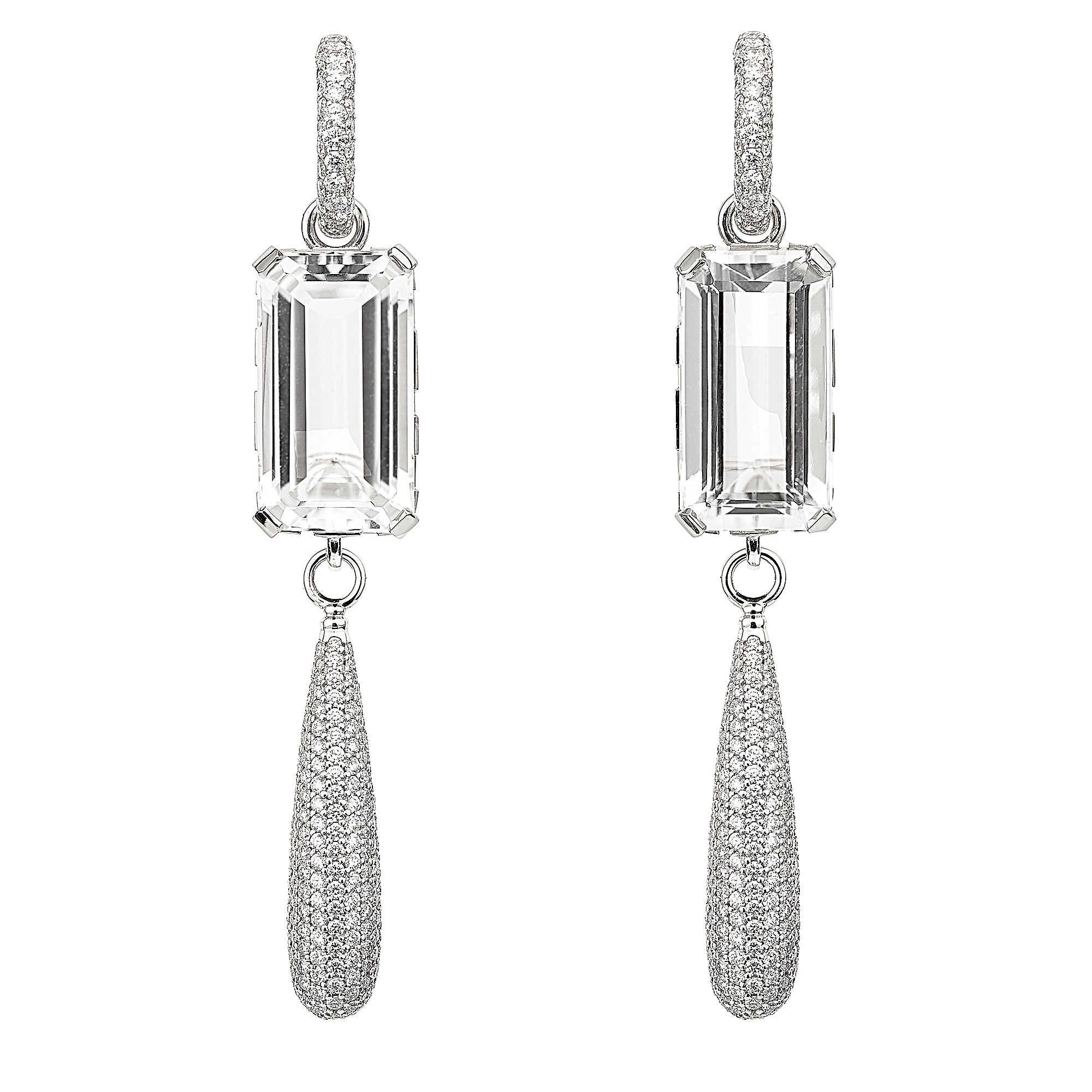 Swedish Grace Earrings Pave