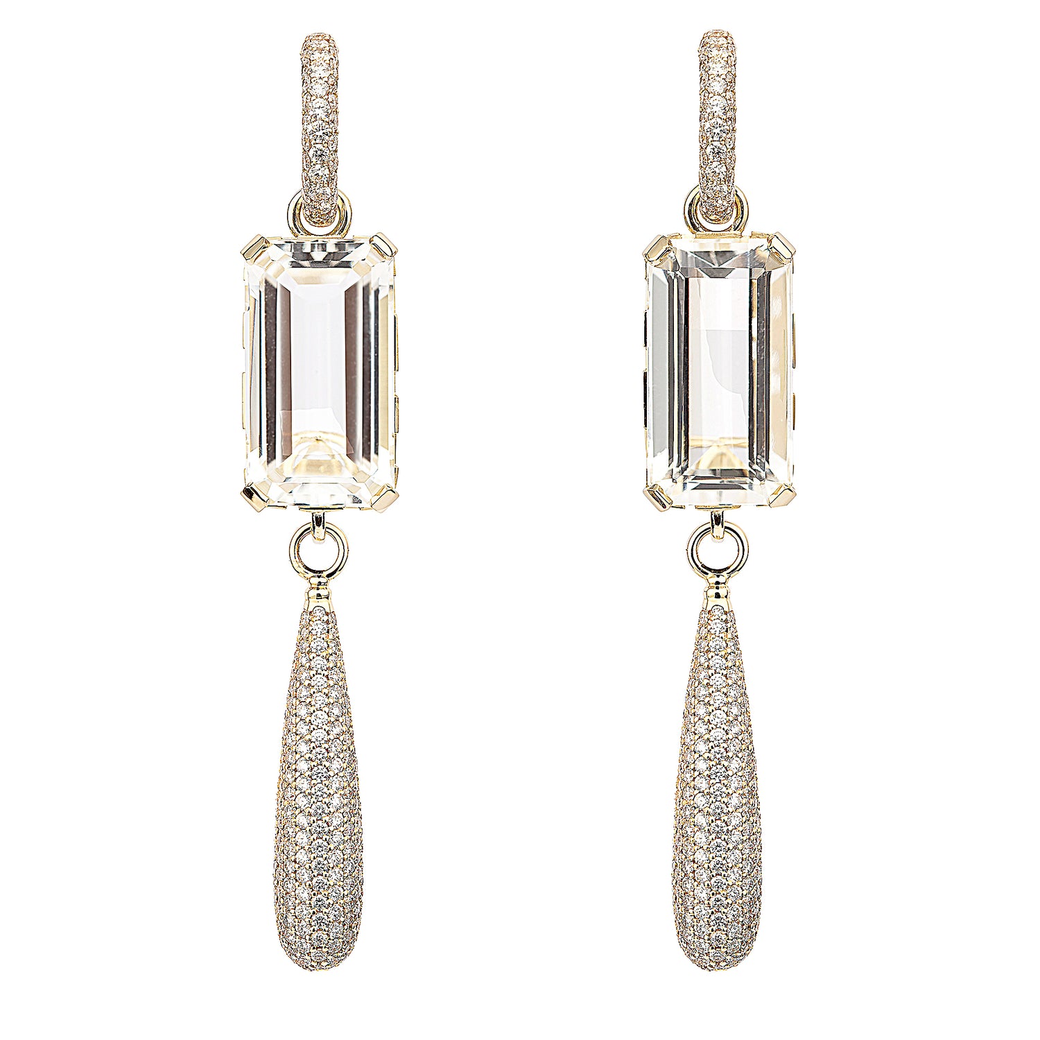 Swedish Grace Earrings Pave