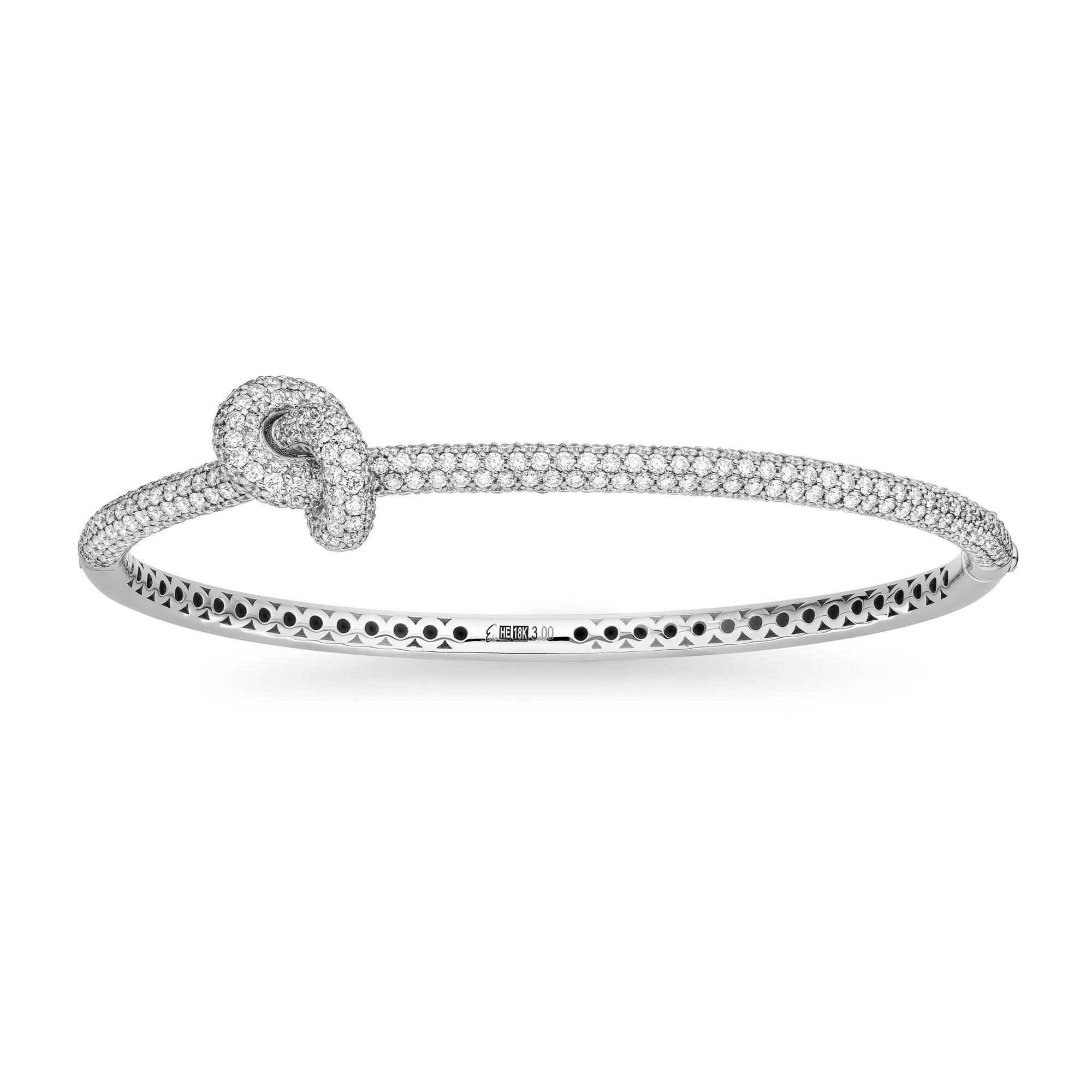 Legacy Knot Bangle Full Pavé