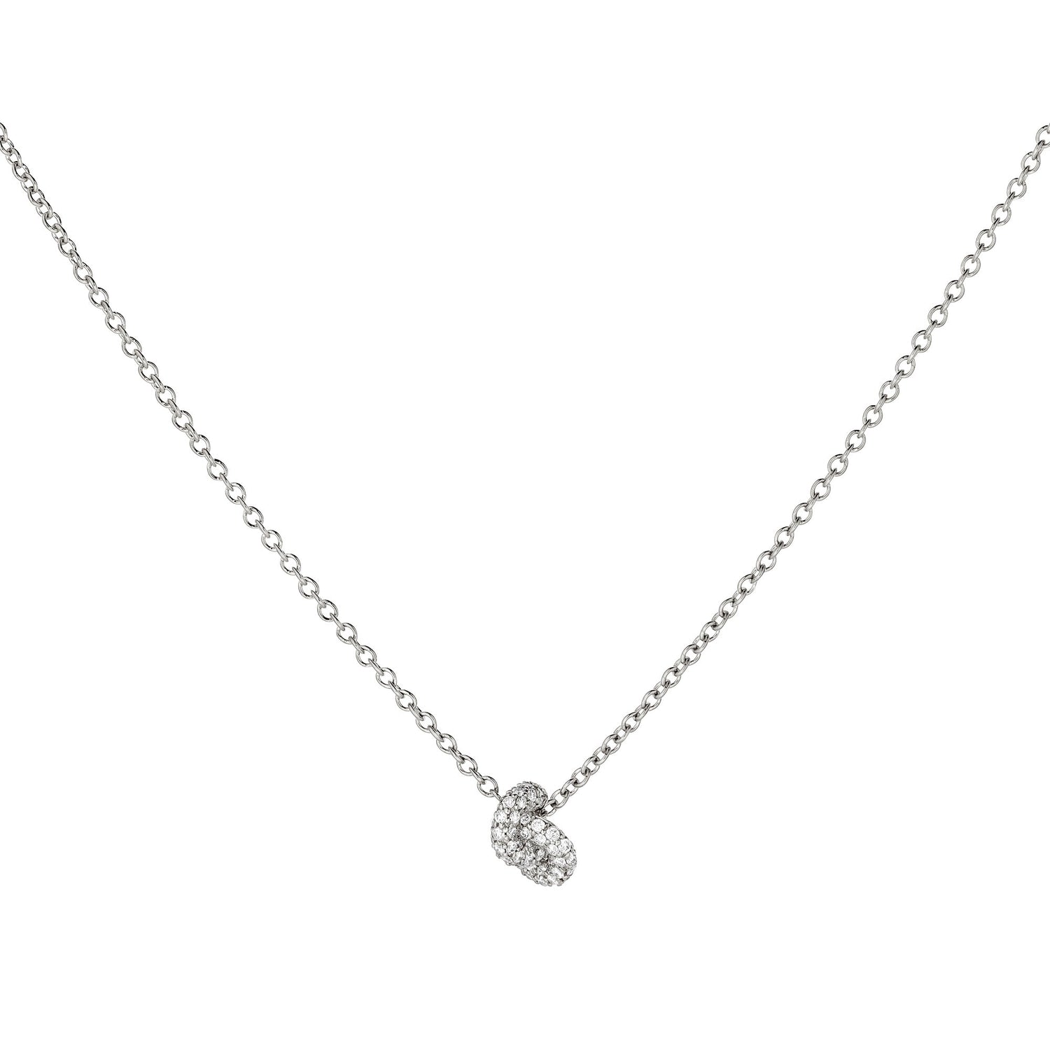 Legacy Knot Pendant Mini Pavé
