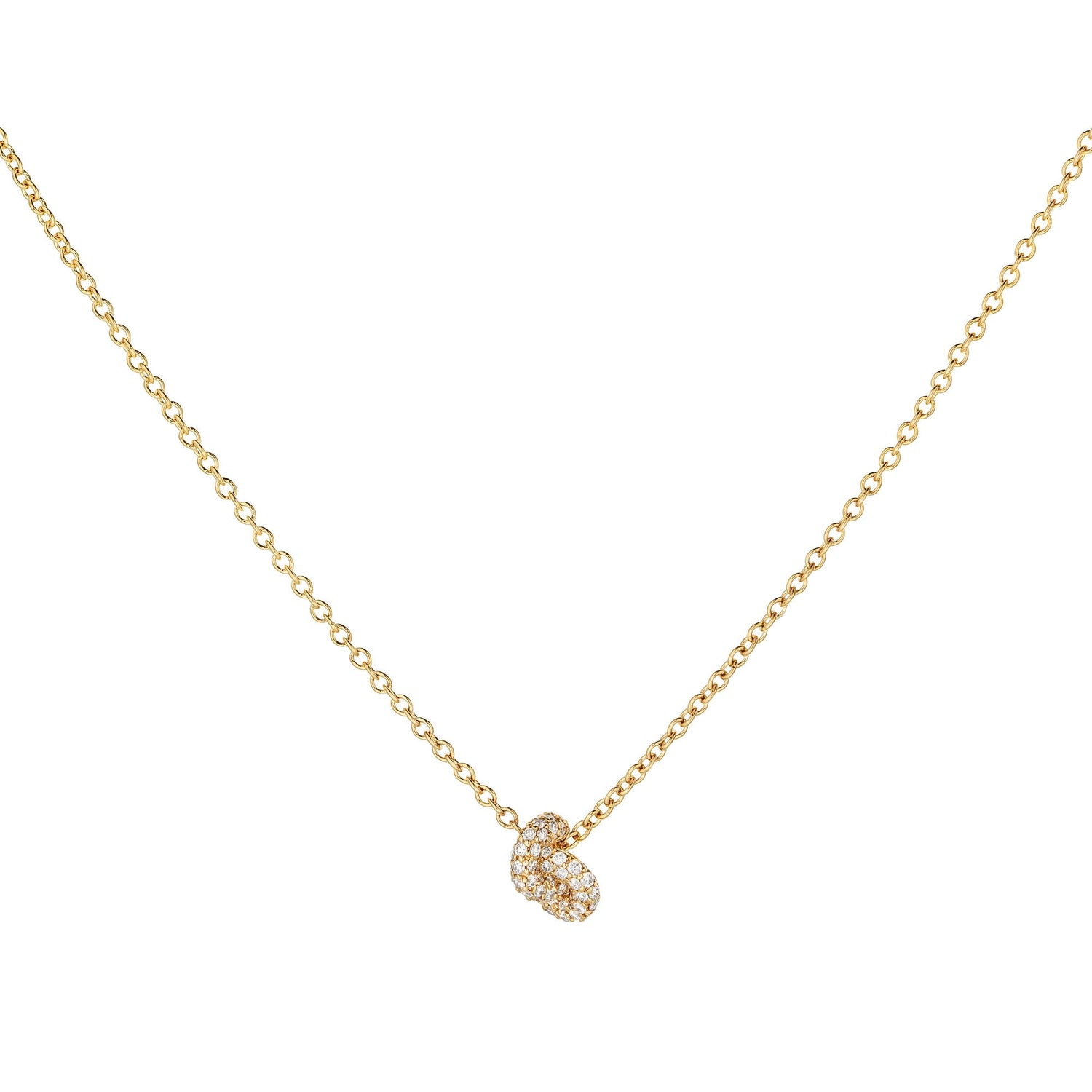 Legacy Knot Pendant Mini Pavé