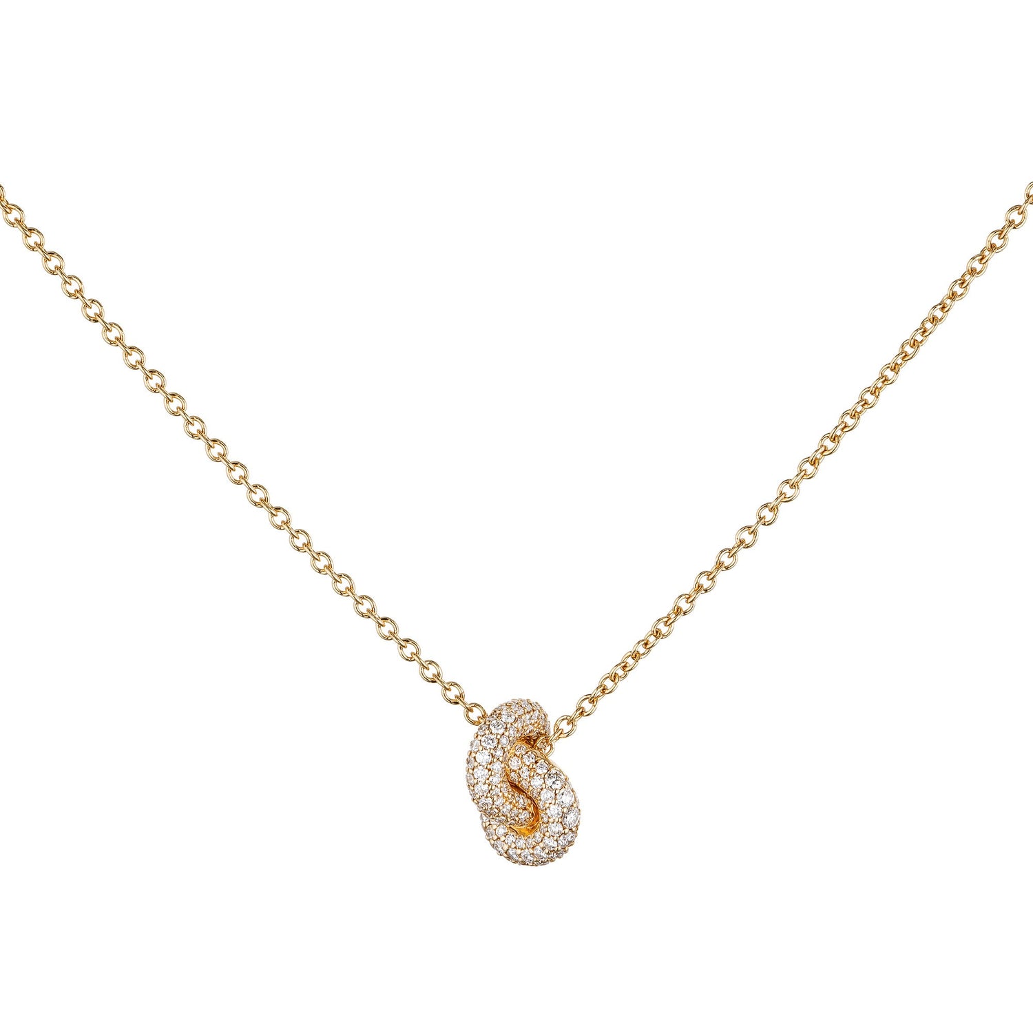 Legacy Knot Pendant Small Pavé