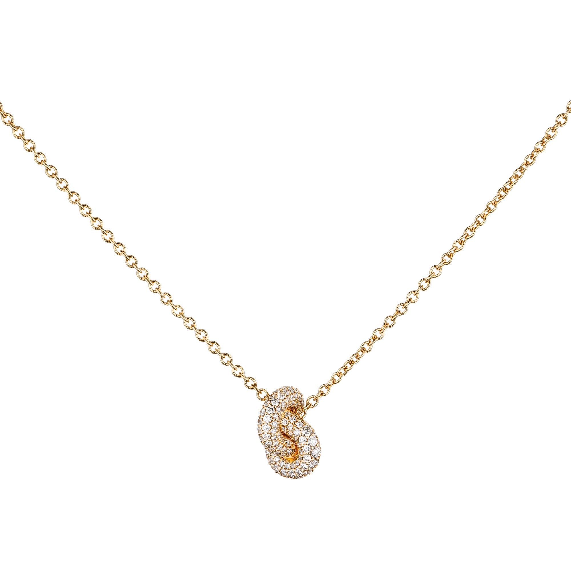 Legacy Knot Pendant Small Pavé