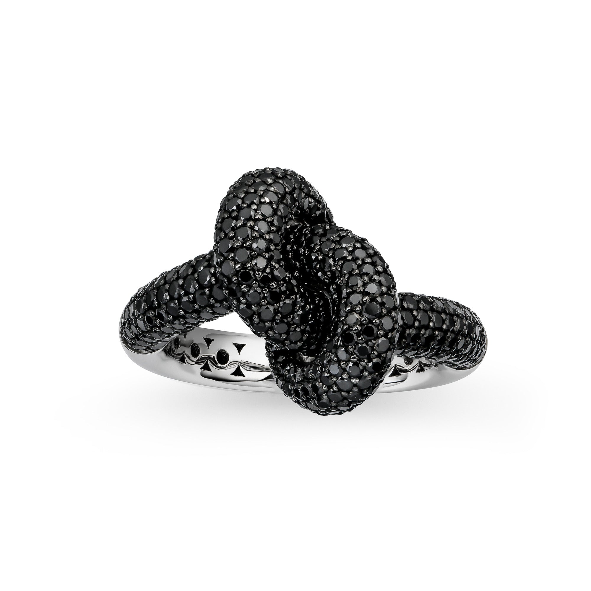 Legacy Knot Ring Medium Pavé