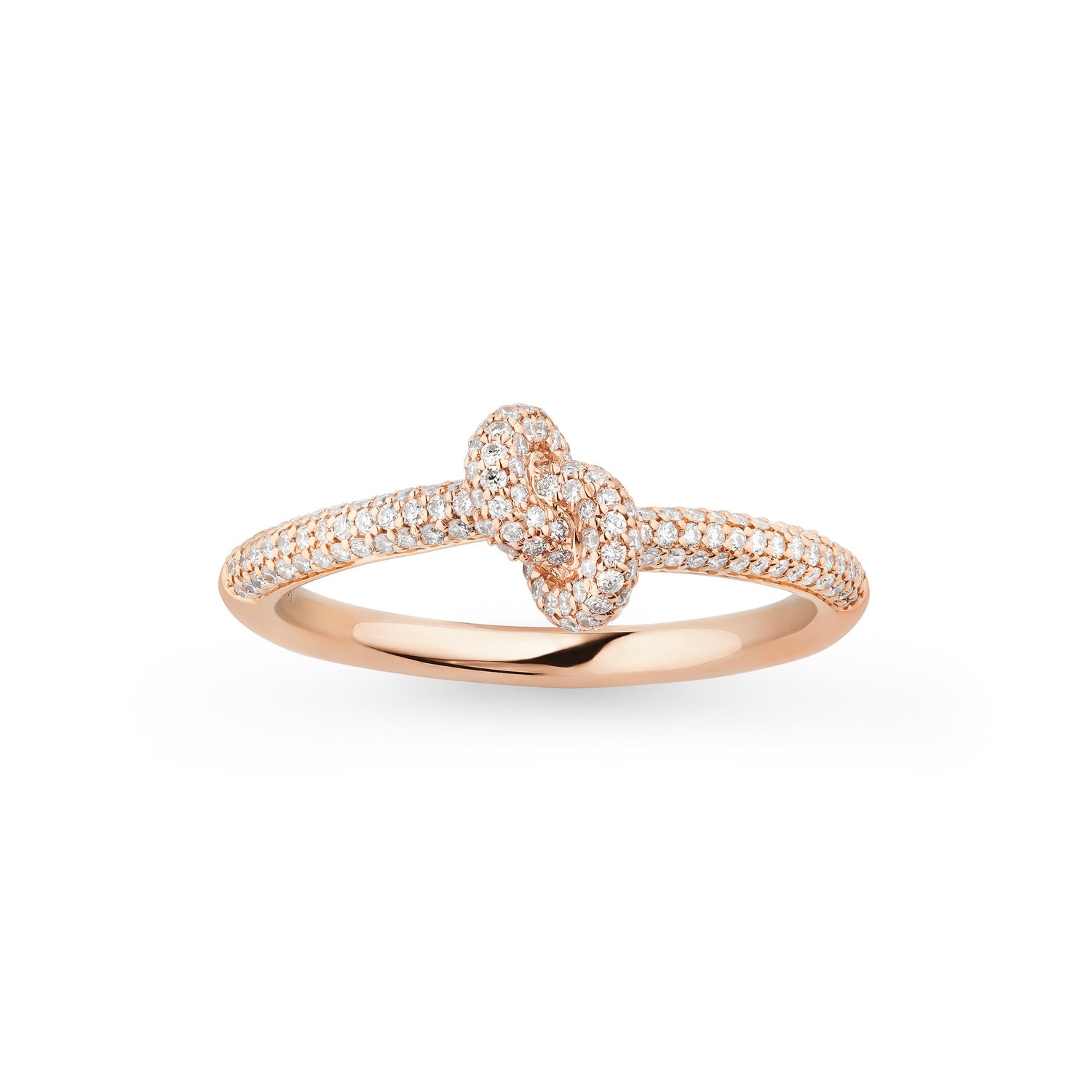 Legacy Knot Ring Mini Pavé