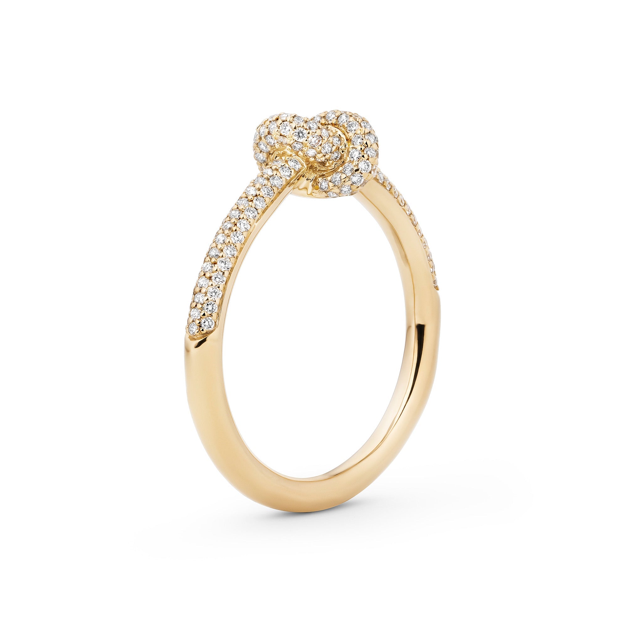 Legacy Knot Ring Mini Pavé