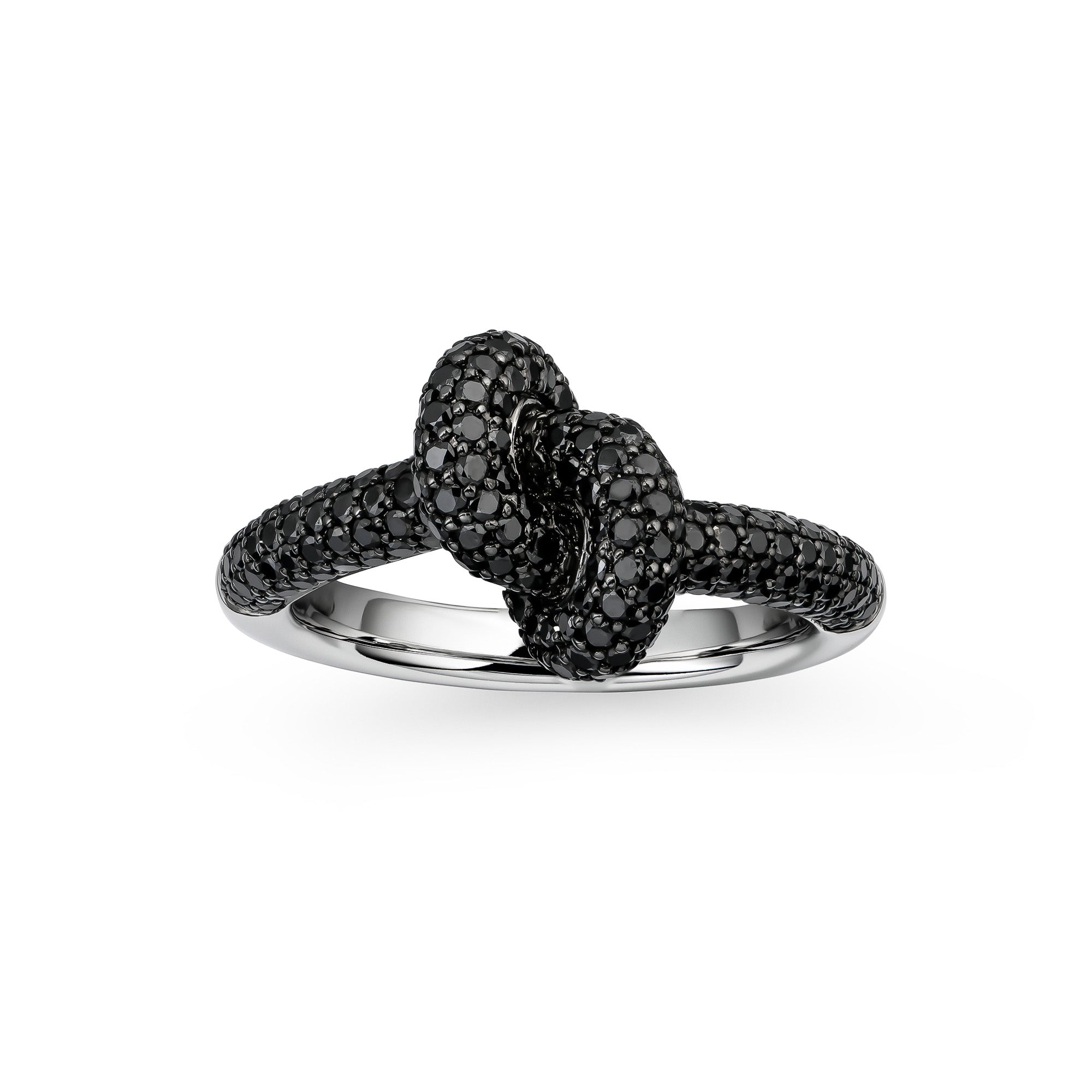 Legacy Knot Ring Small Pavé