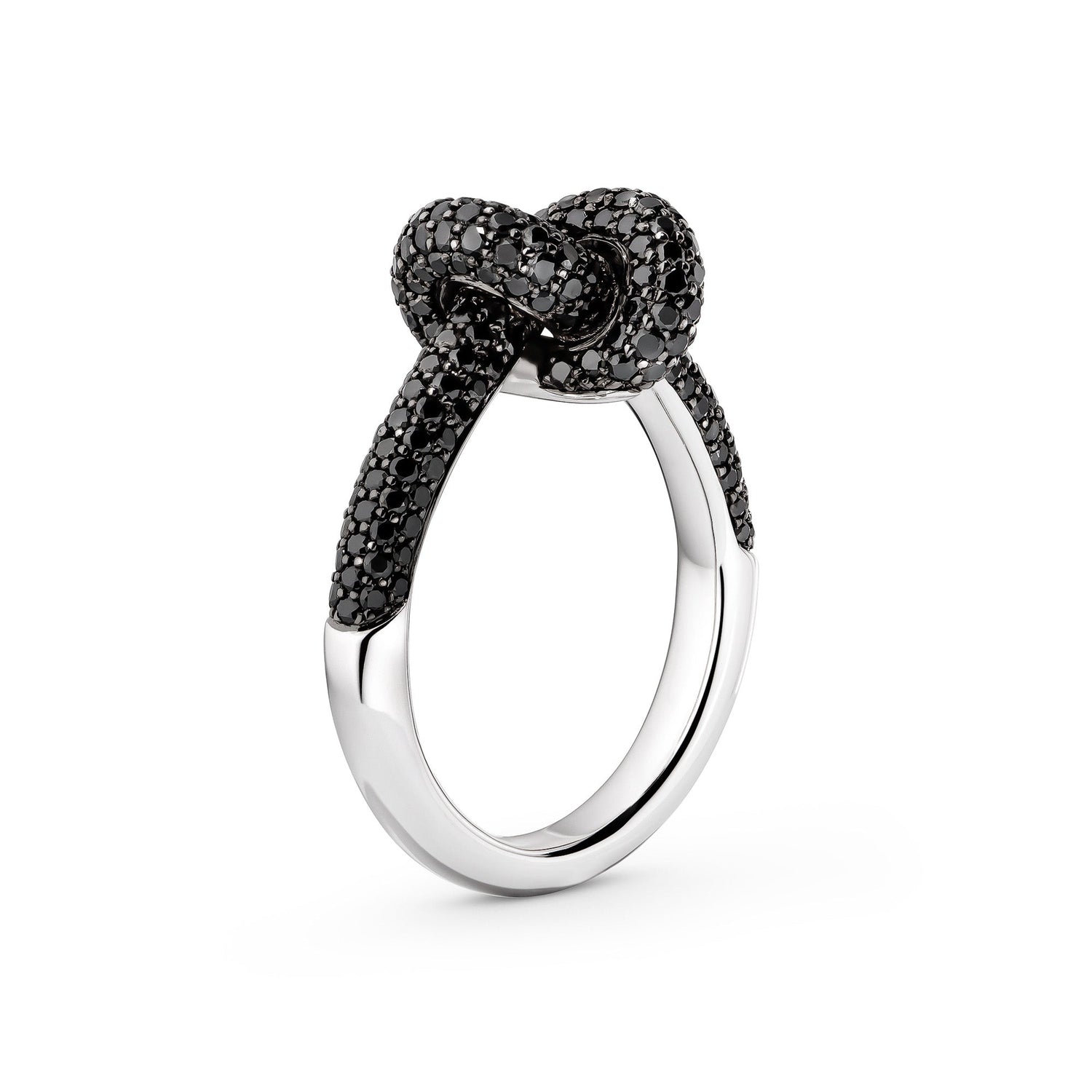 Legacy Knot Ring Small Pavé
